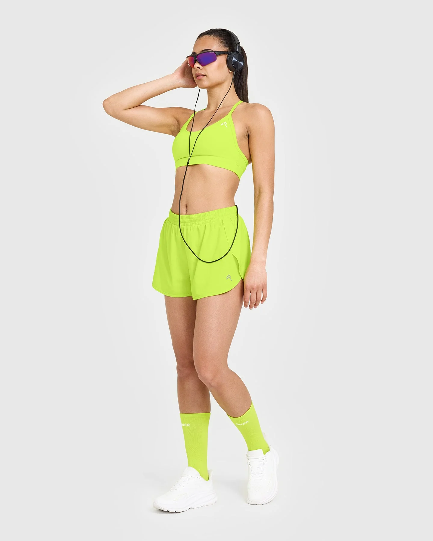 AirMove™ Lined Shorts 3" | Charged Lime Green - Image 4