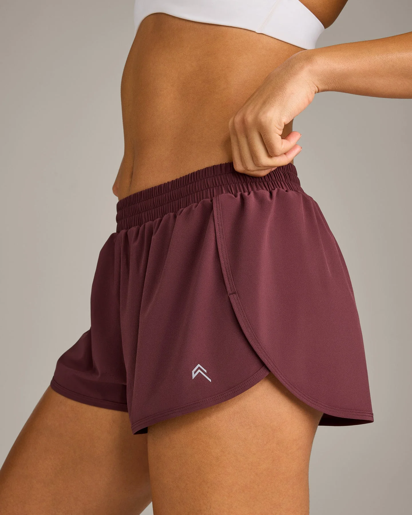 AirMove™ Lined Shorts 3" with Reflective Logo | Velvet Mocha - Image 5