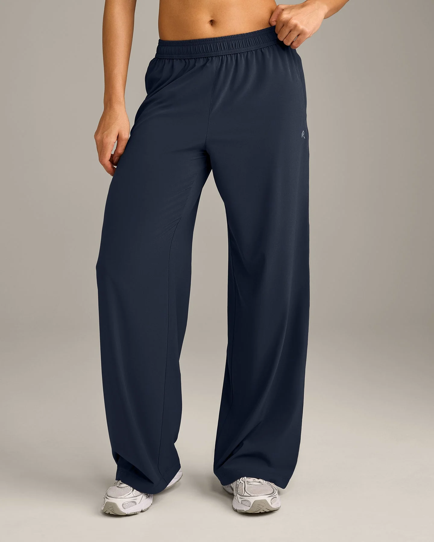 AirMove™ Straight Leg Pants with Reflective Logo | True Blue