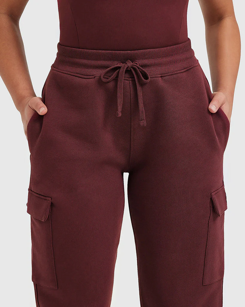 All Day Cargo Joggers | Mulled Wine - Image 4