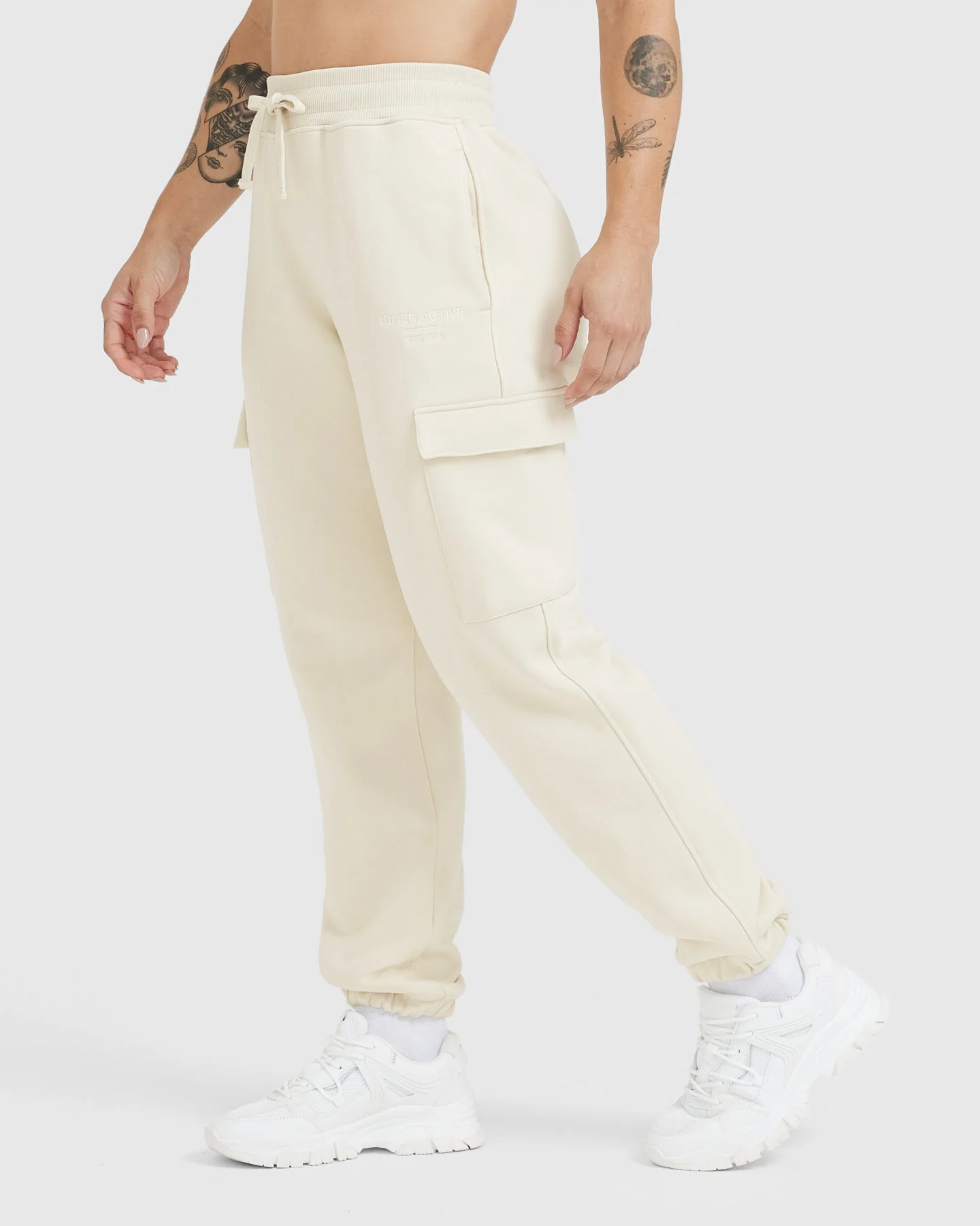 All Day Est 2020 Cargo Joggers | Vanilla - Image 3