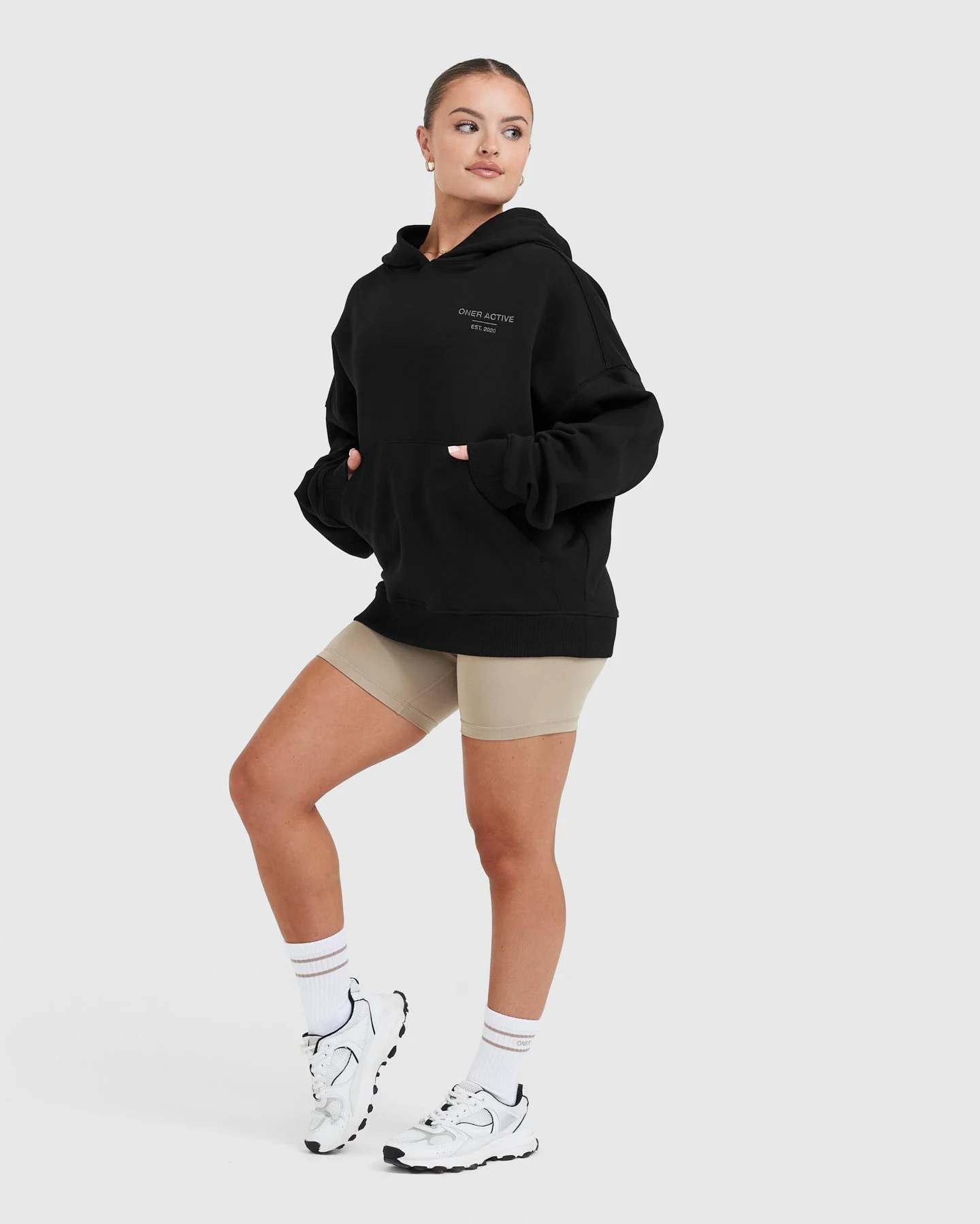 All Day Est 2020 Oversized Hoodie | Black - Image 3