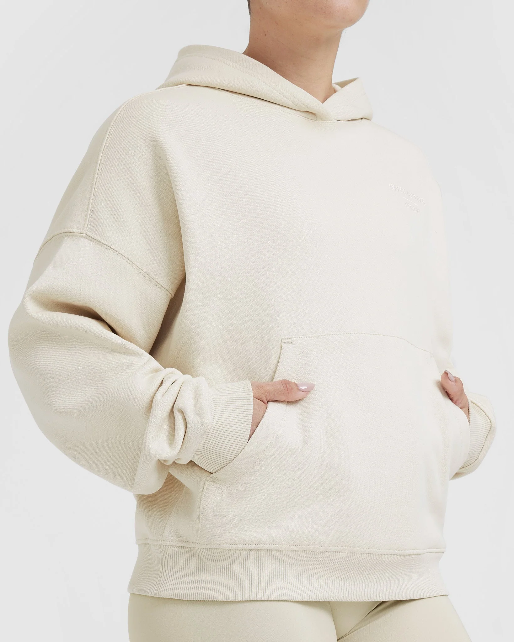 All Day Est 2020 Oversized Hoodie | Vanilla - Image 6