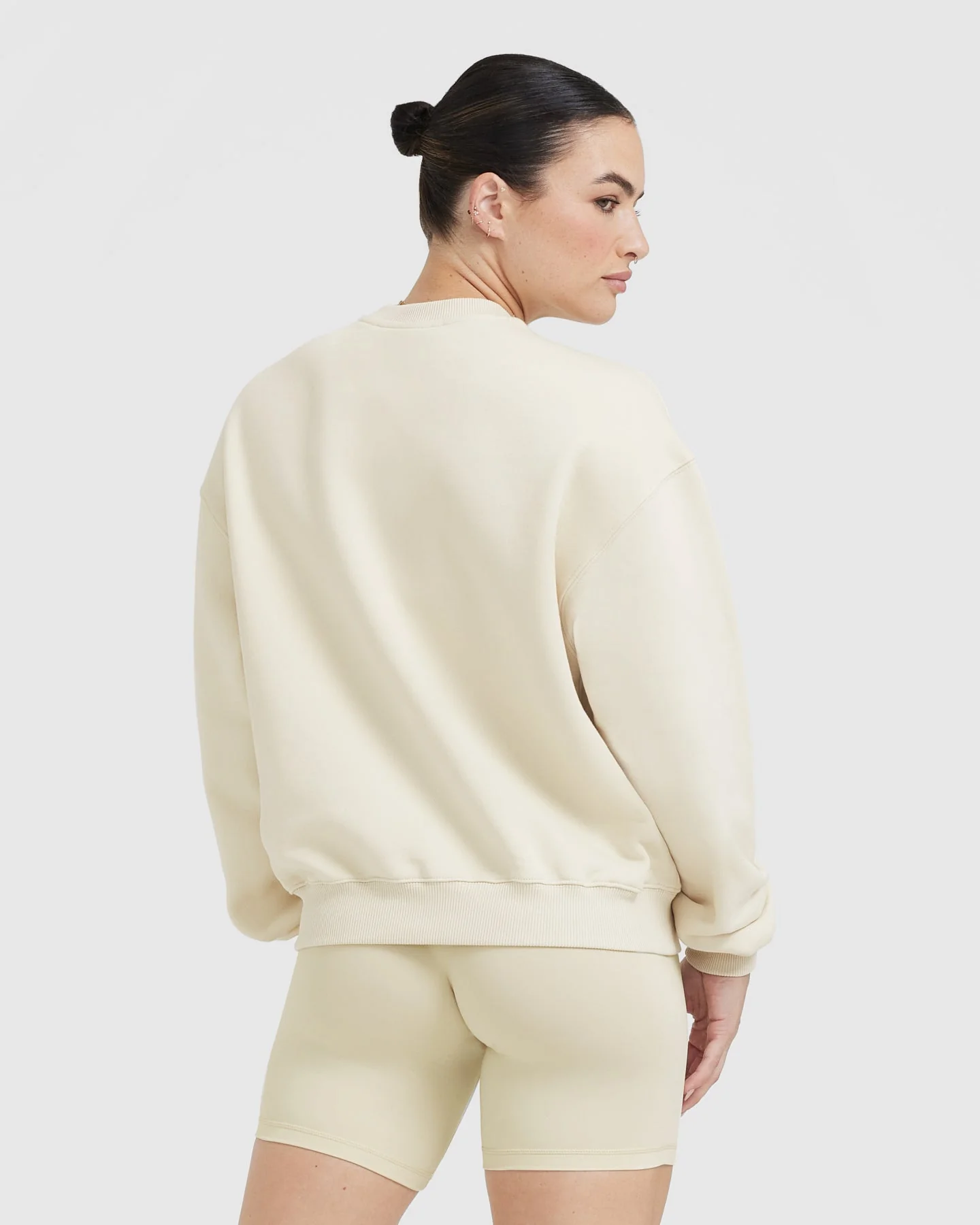 All Day Est 2020 Oversized Sweatshirt | Vanilla - Image 2
