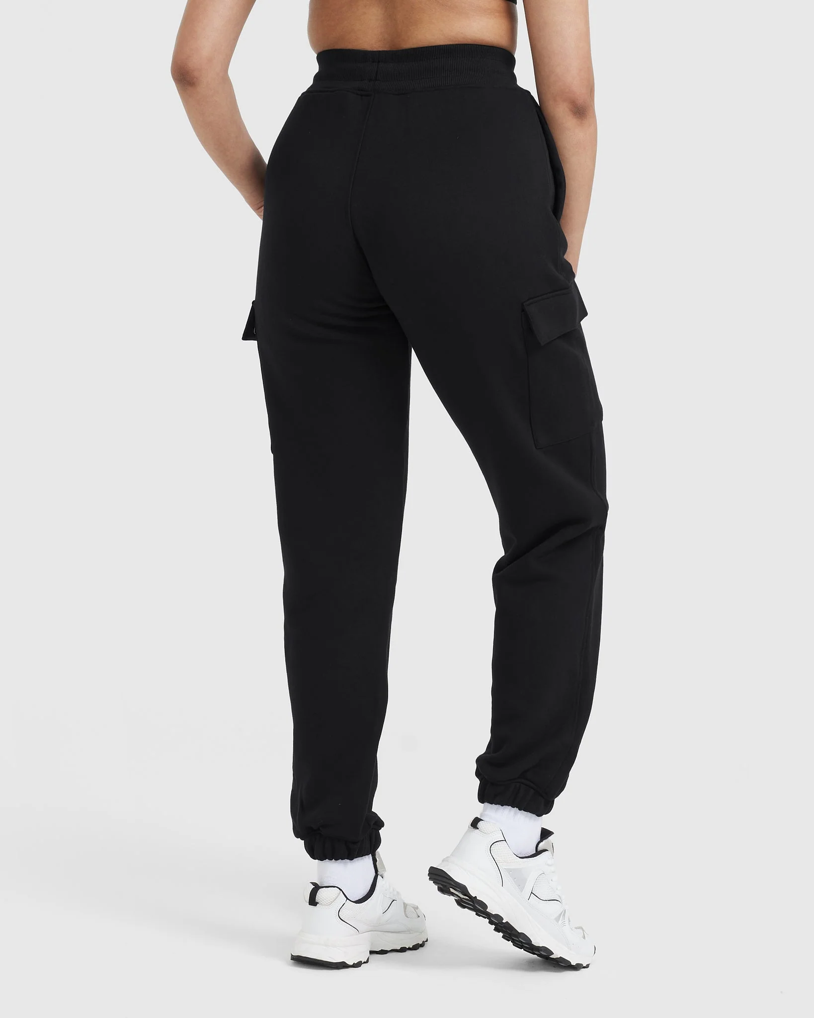 All Day Lightweight Cargo Joggers | Black - Image 2