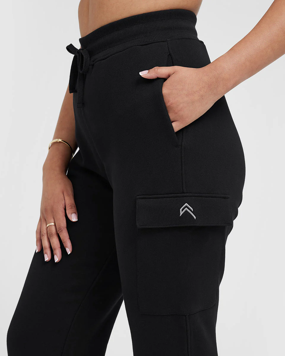 All Day Lightweight Cargo Joggers | Black - Image 4