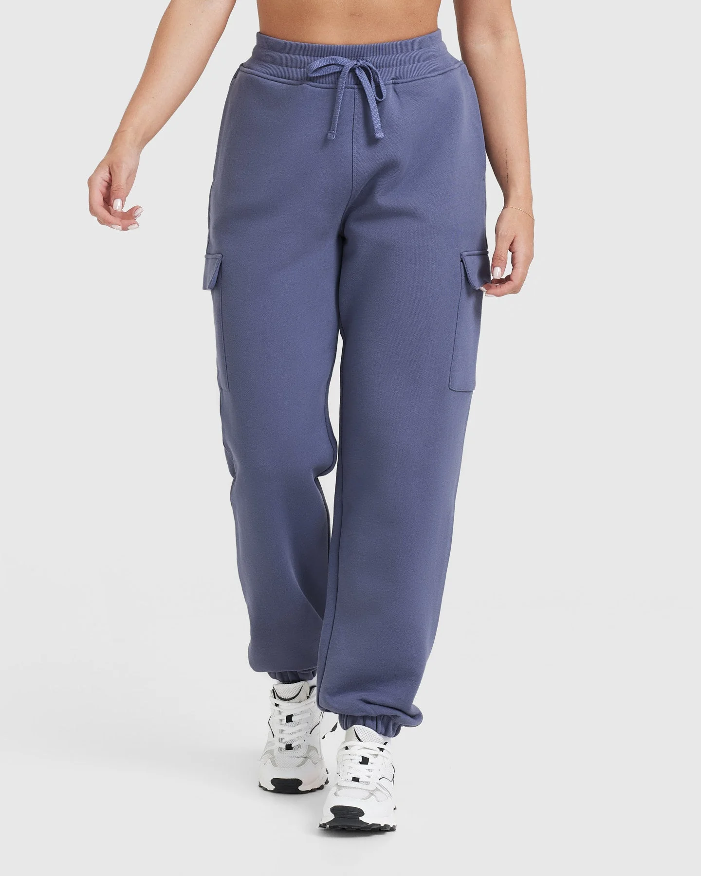 All Day Lightweight Cargo Joggers | Slate Blue