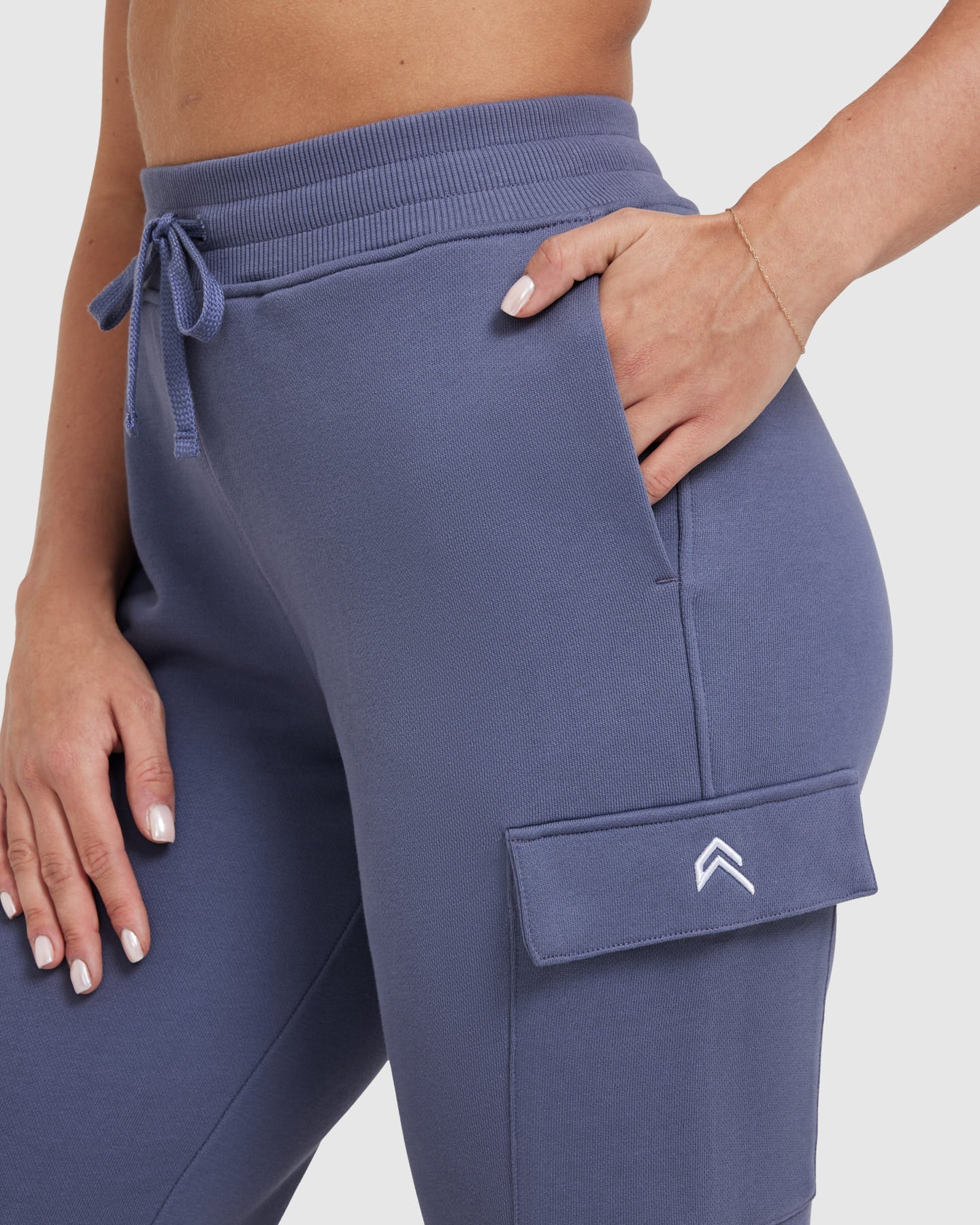 All Day Lightweight Cargo Joggers | Slate Blue - Image 4