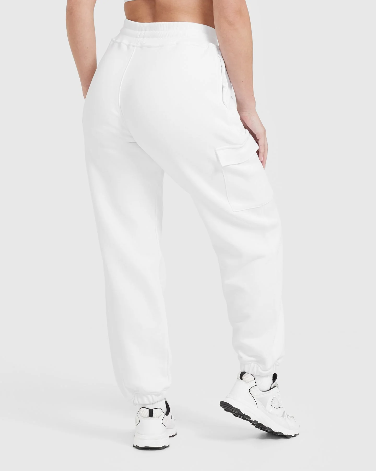 All Day Lightweight Cargo Joggers | White - Image 2