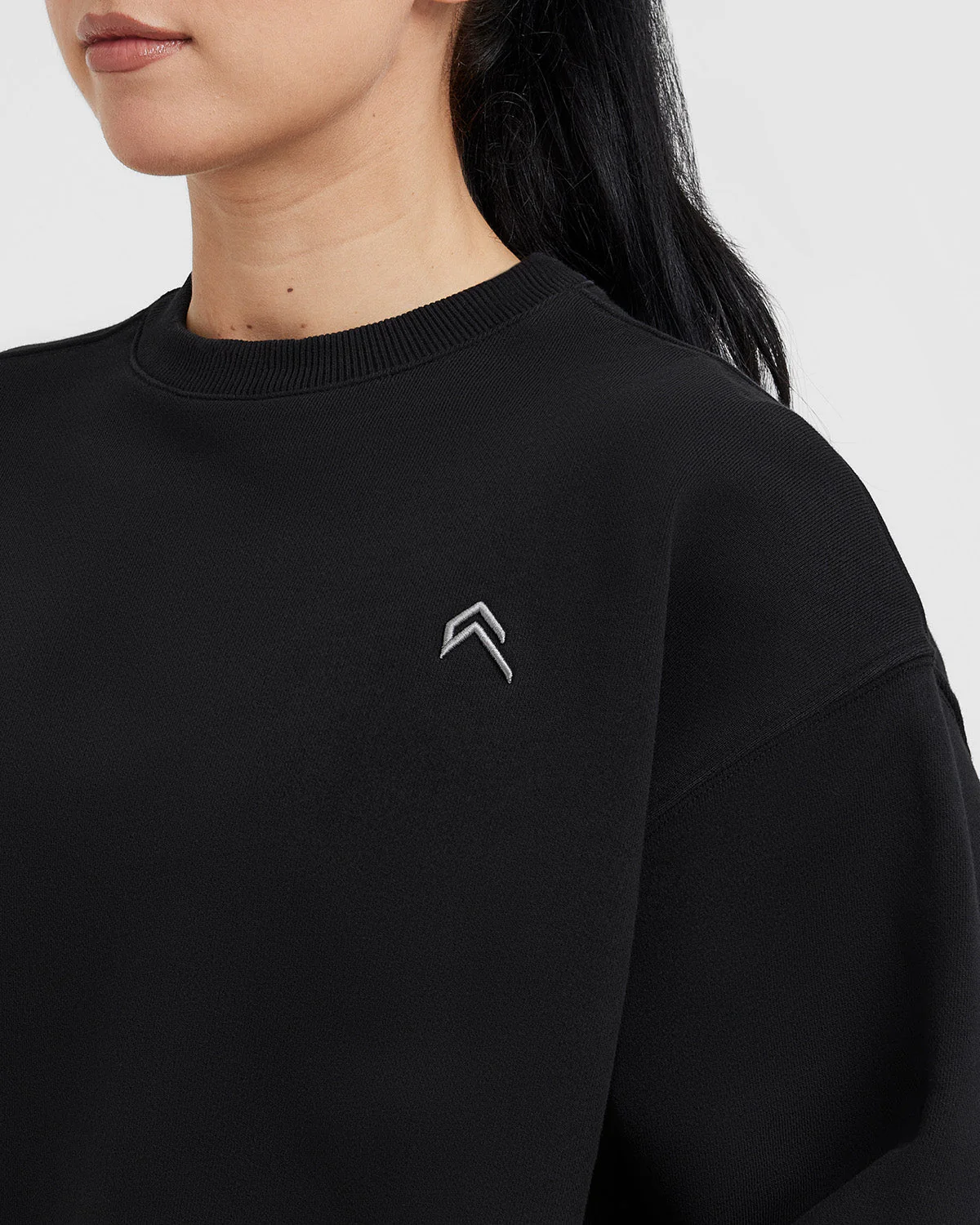 All Day Lightweight Oversized Sweatshirt | Black - Image 4