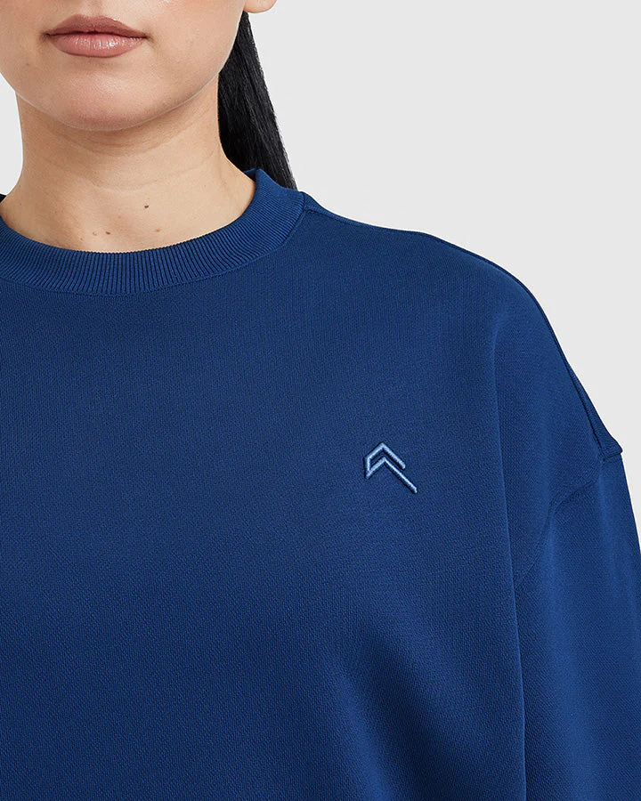 All Day Lightweight Oversized Sweatshirt | Midnight - Image 5