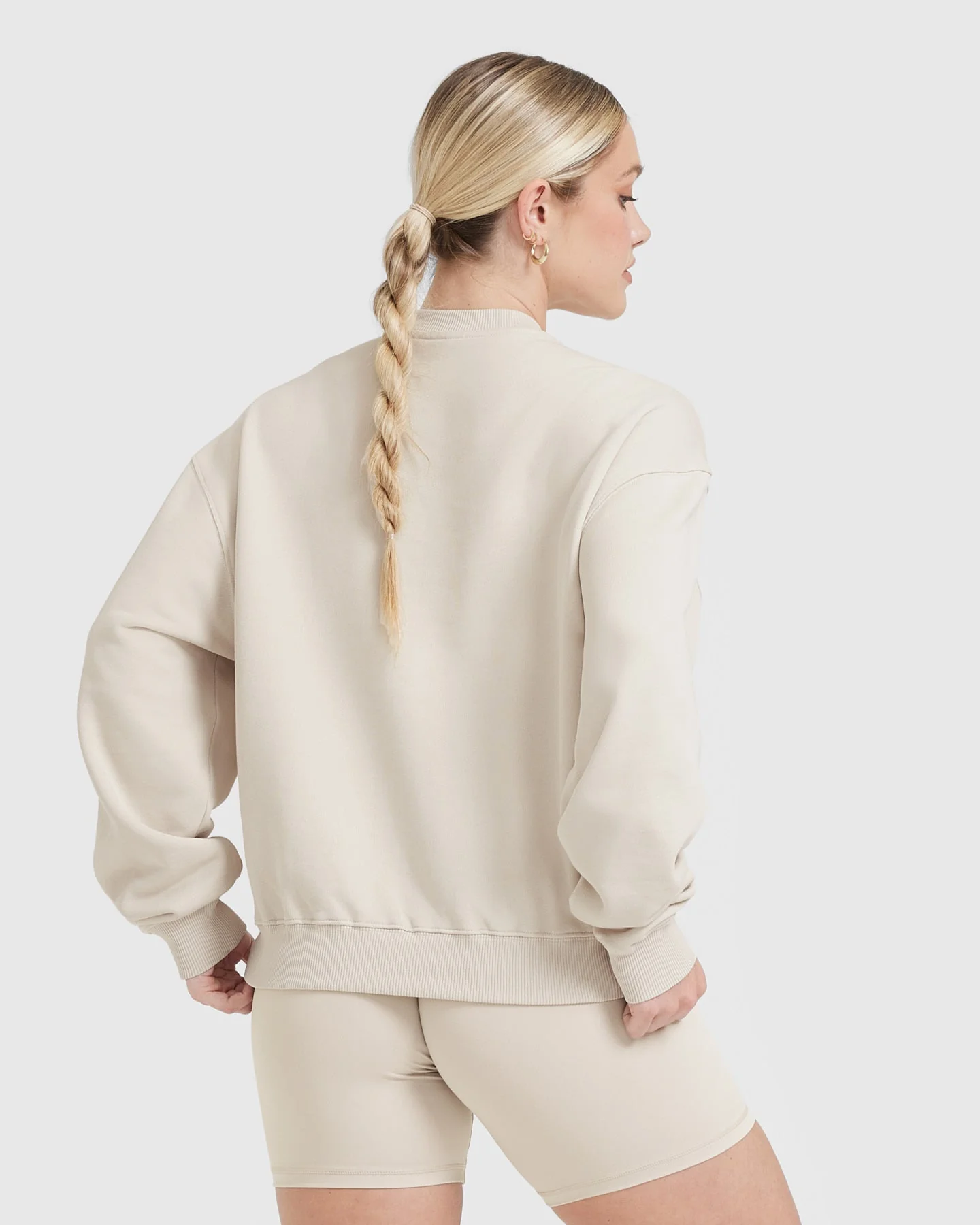 All Day Lightweight Oversized Sweatshirt | Sand - Image 2