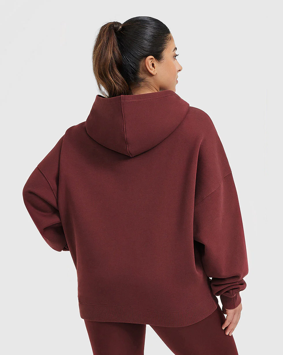 All Day Oversized Hoodie | Mulled Wine - Image 2