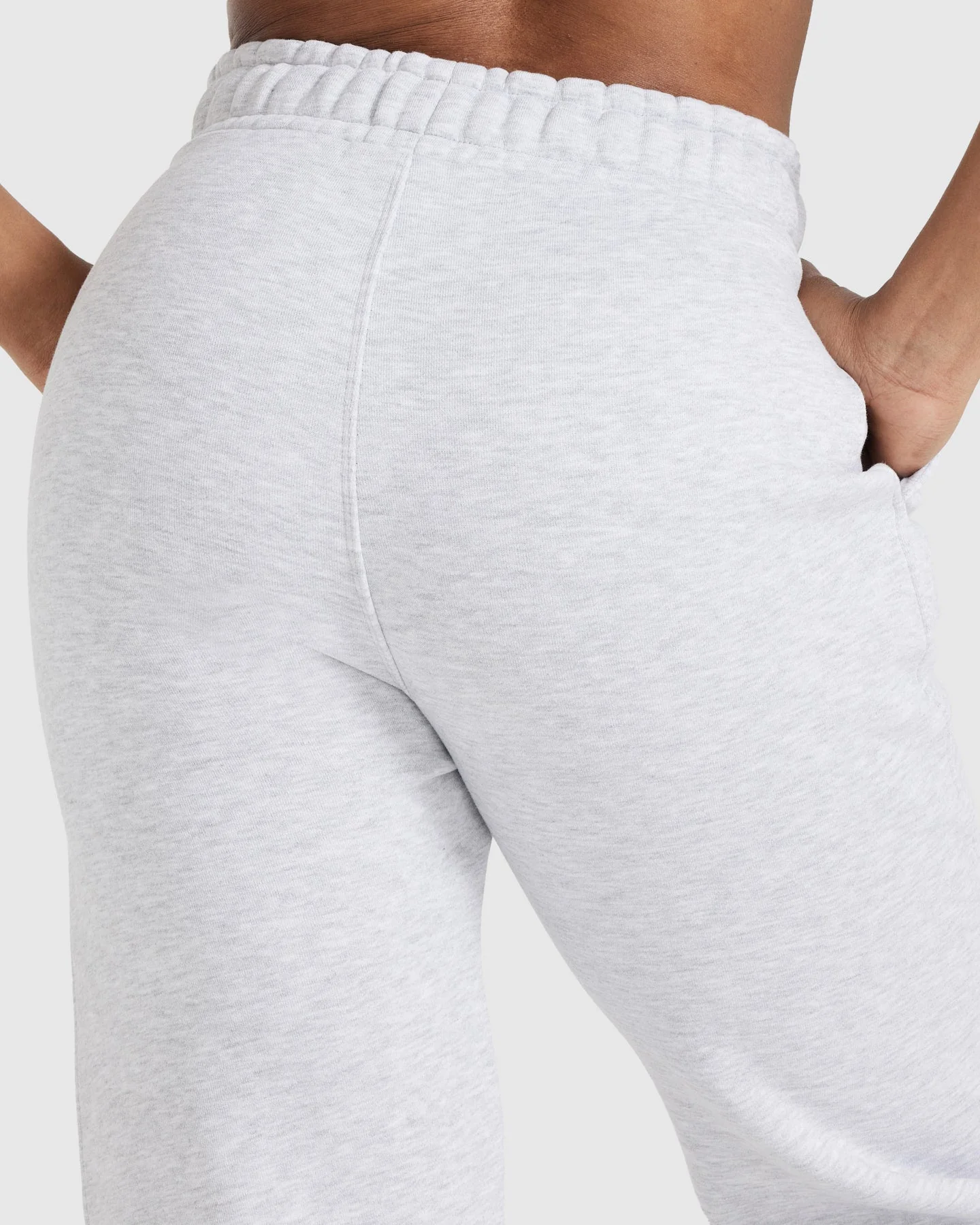 All Day Varsity Oversized Joggers | Light Grey Marl - Image 5