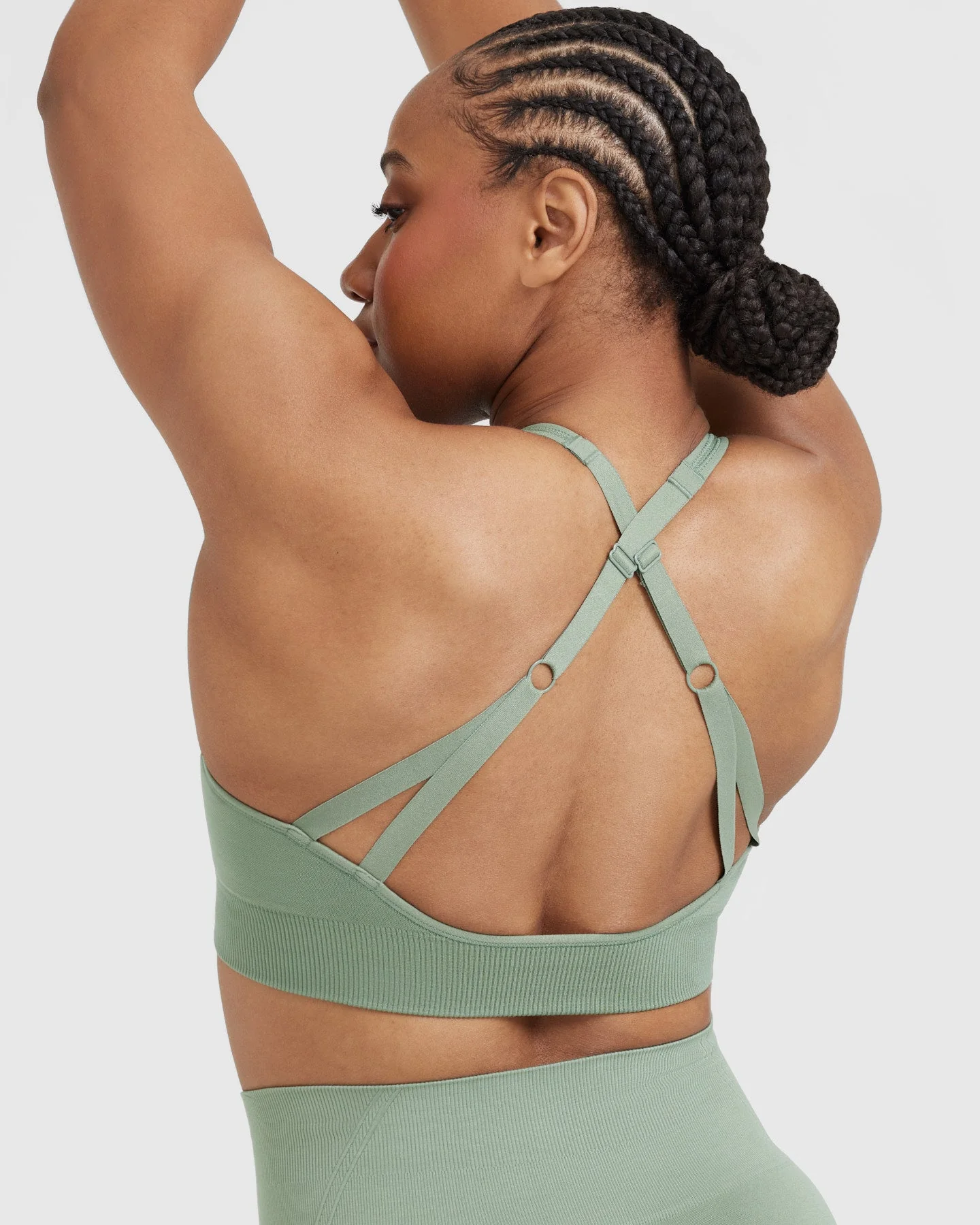 Classic Seamless 2.0 Bralette | Sage Marl - Image 5