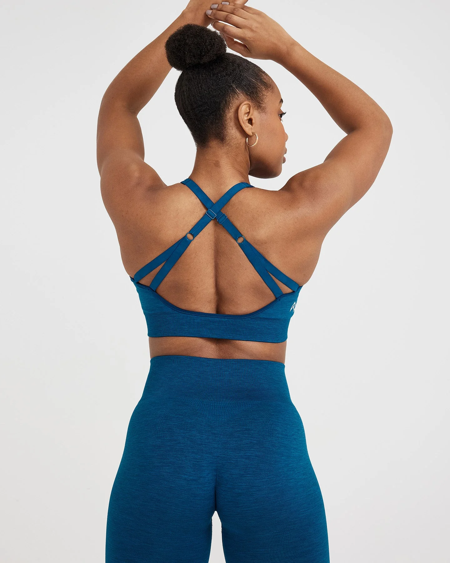 Classic Seamless 2.0 Bralette | Petrol Blue Marl - Image 4