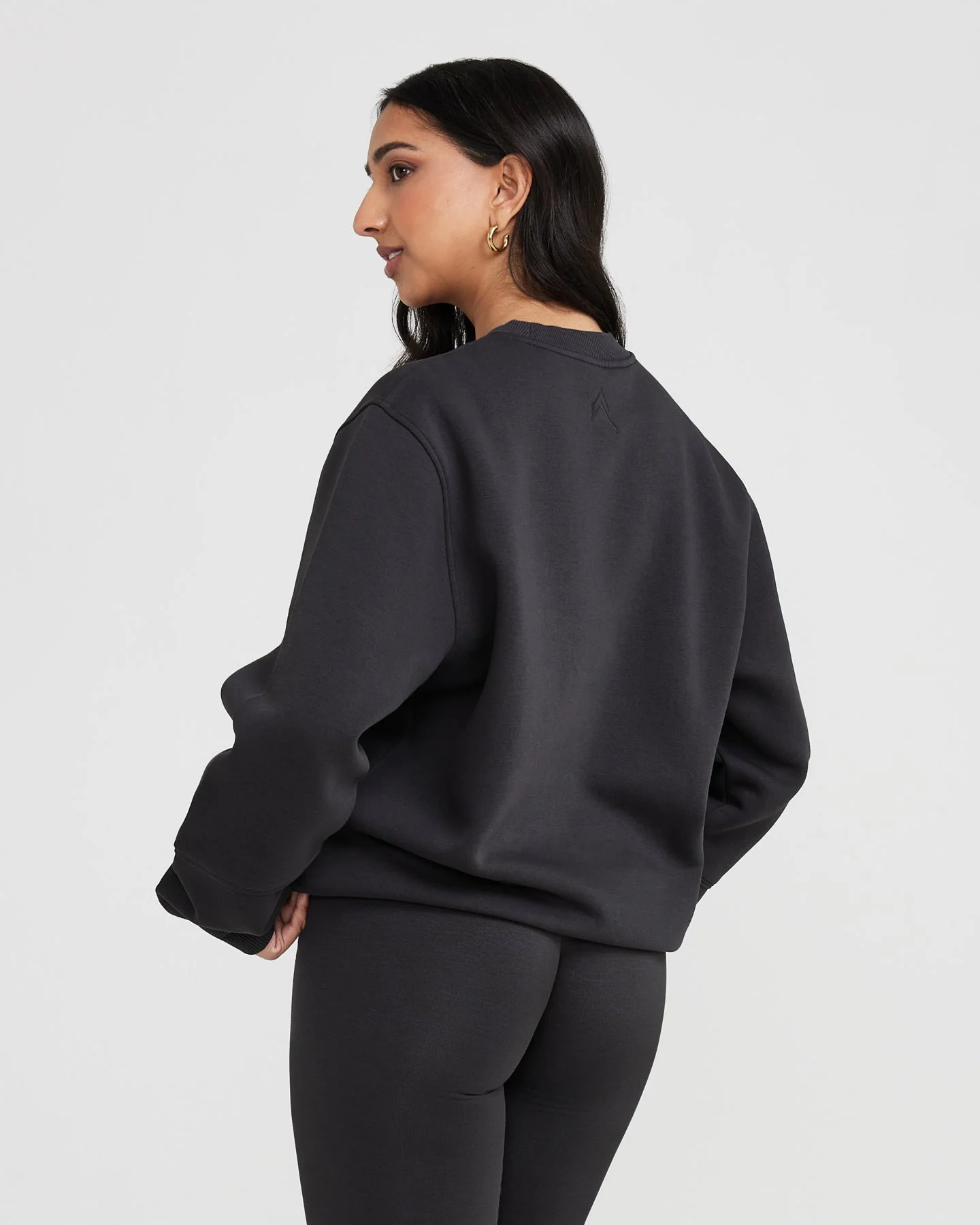 Classic Lounge Oversized Crew Neck | Coal - Image 2