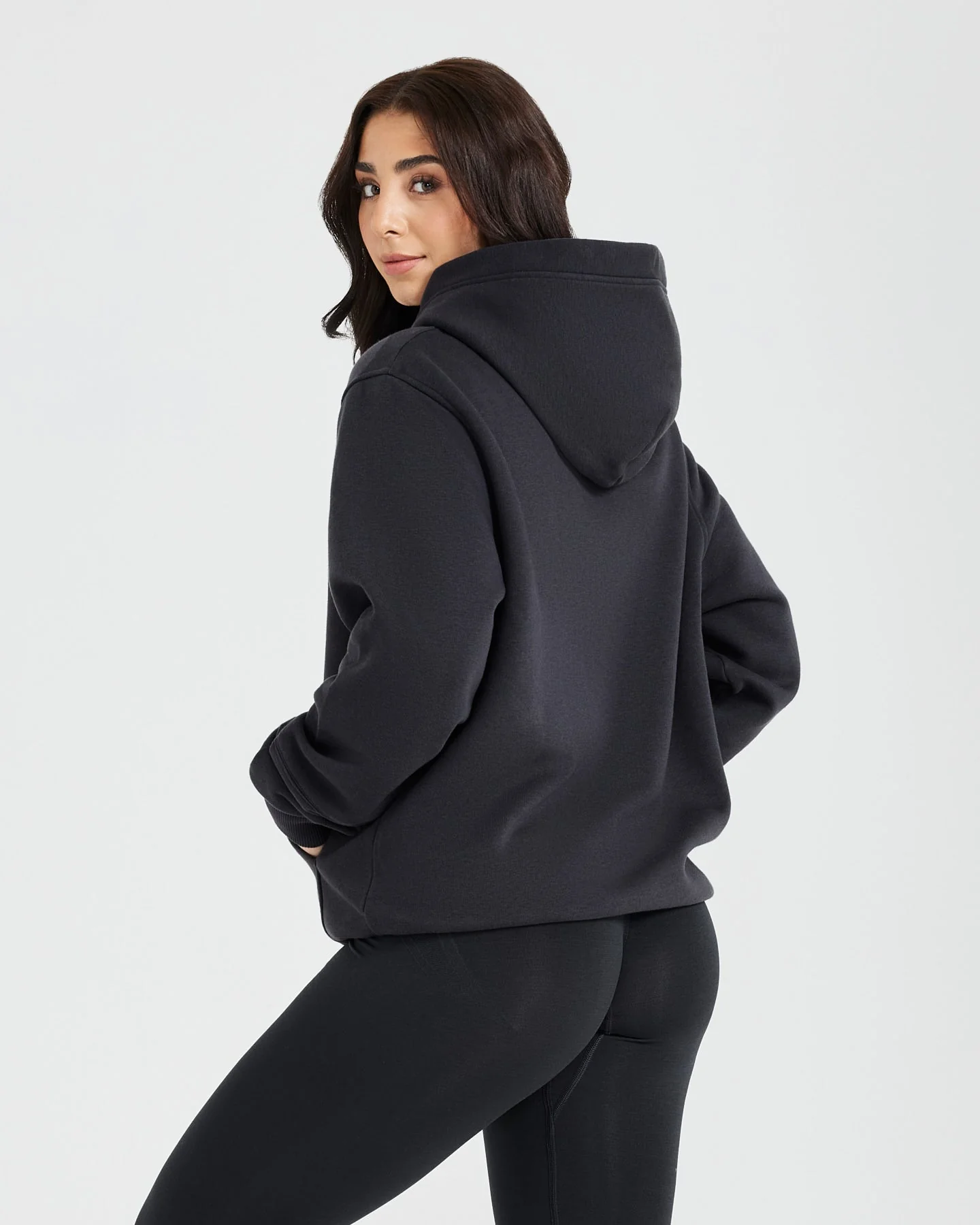 Classic Lounge Oversized Hoodie | Coal - Image 2