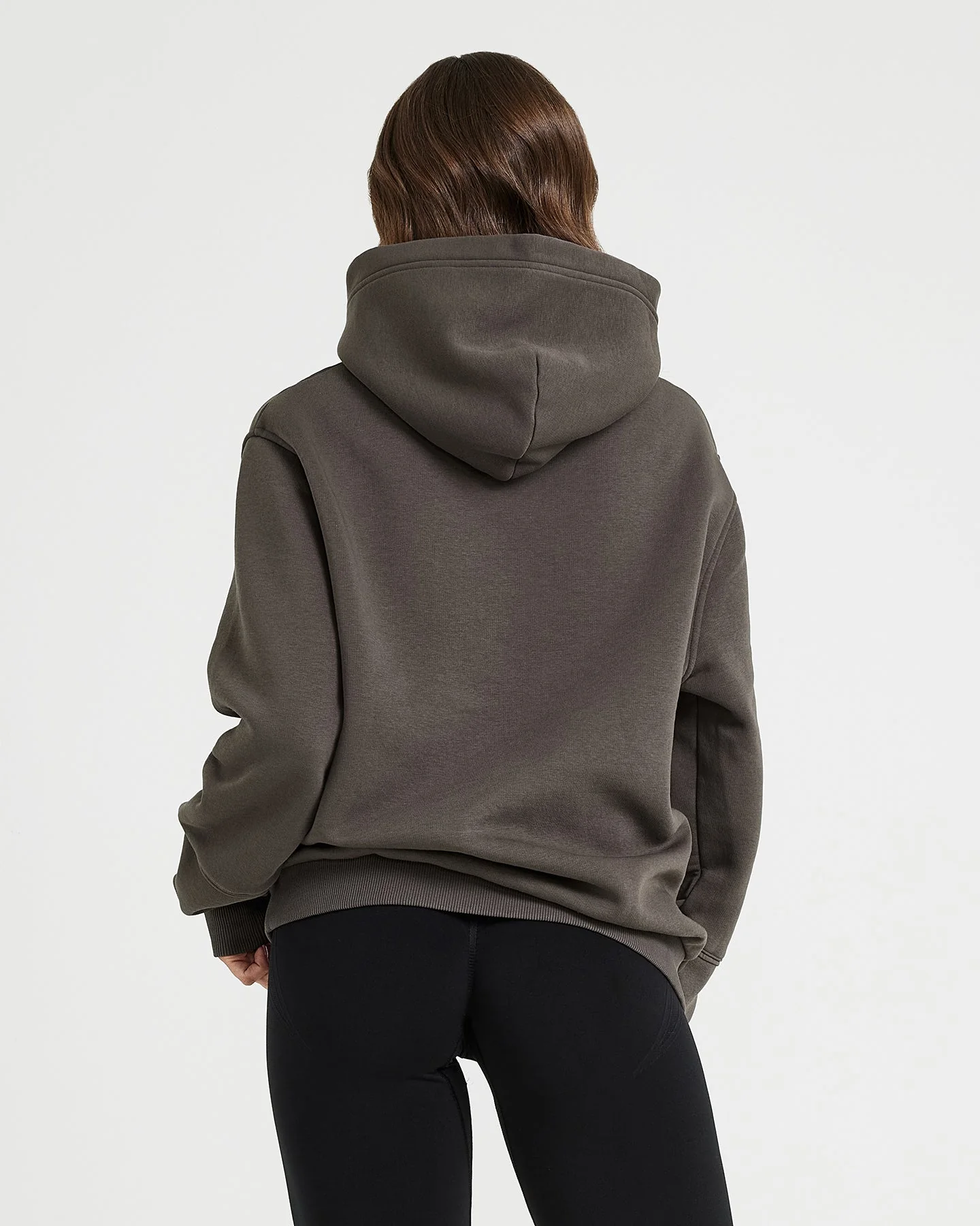 Classic Lounge Oversized Hoodie | Deep Taupe - Image 2