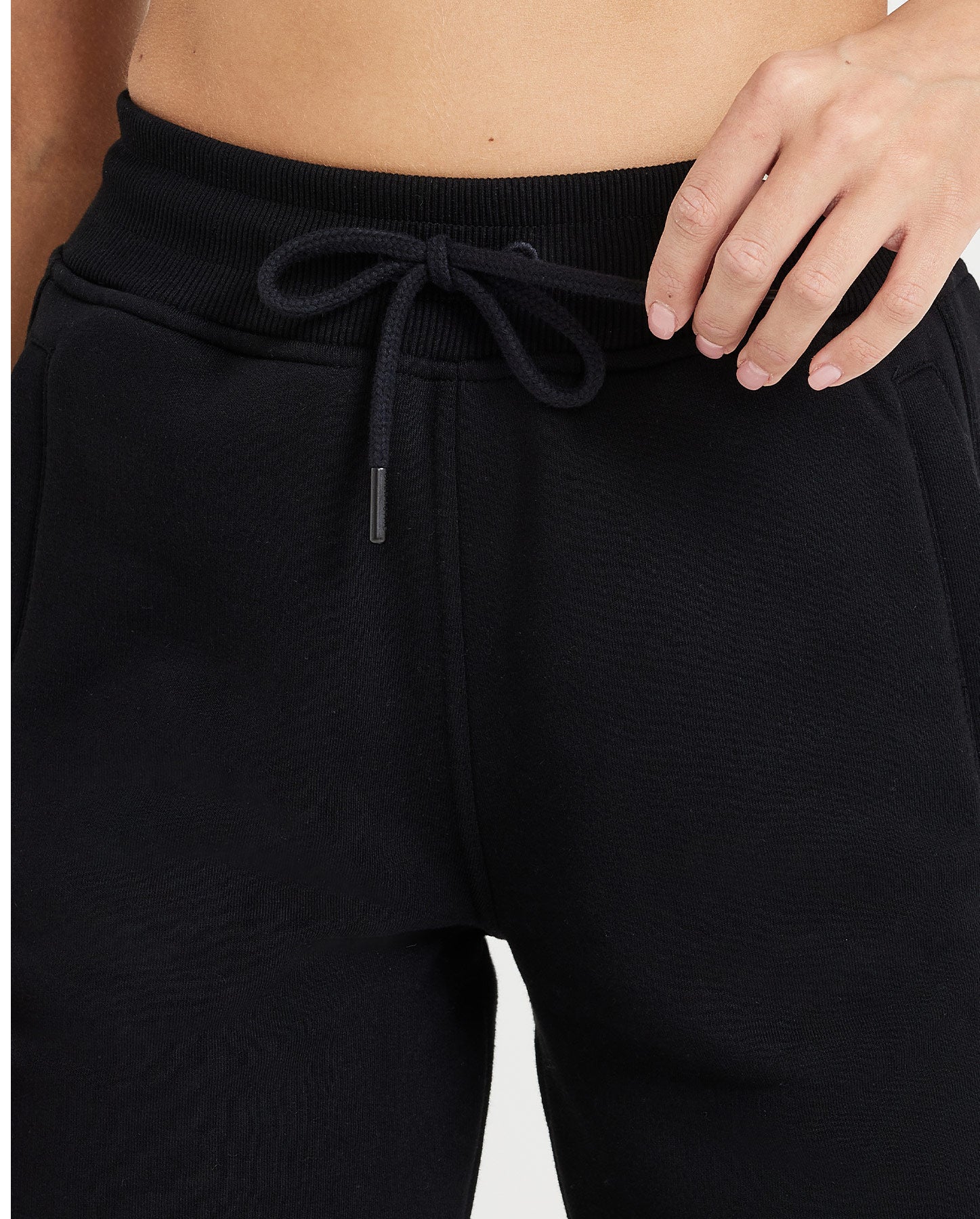 Classic Lounge Straight Leg Joggers | Black - Image 4