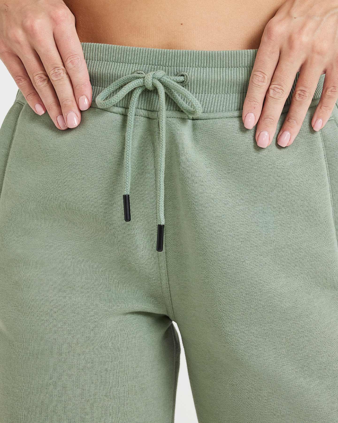Classic Lounge Straight Leg Joggers | Sage - Image 4