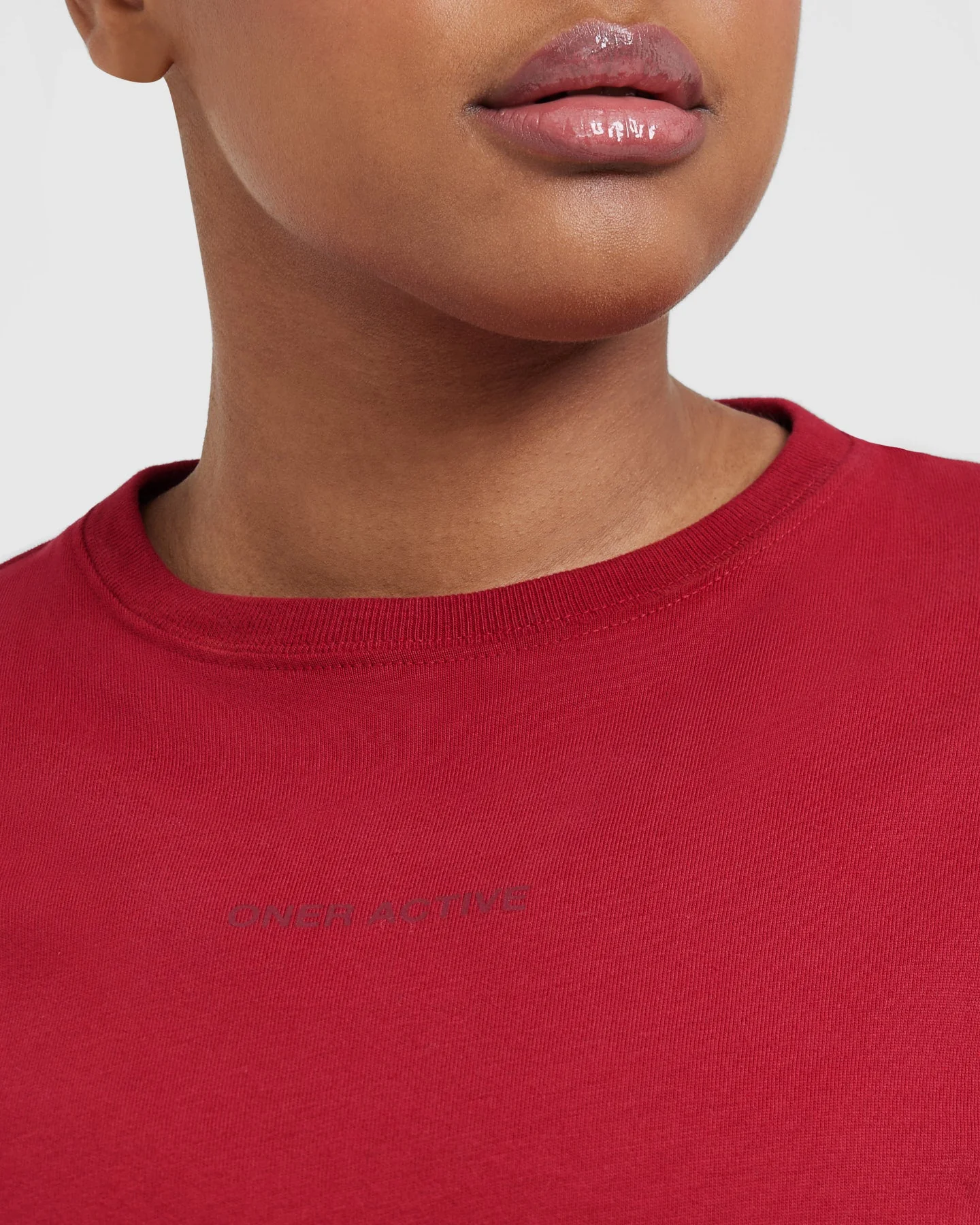 Classic Mirror Graphic Oversized T-Shirt | Washed Red Wine - Image 4