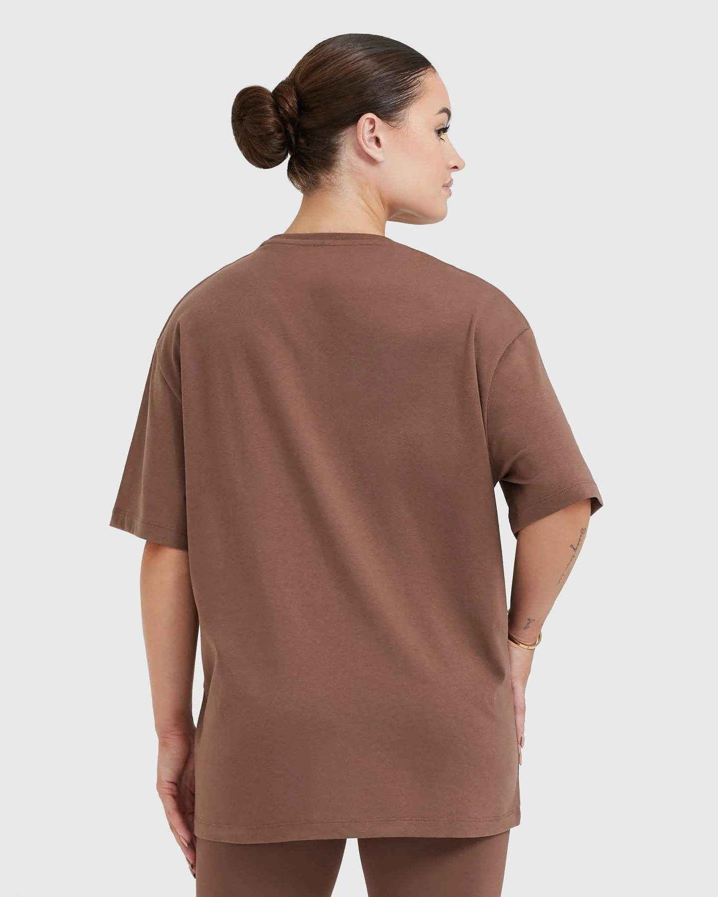 Classic Oversized Lightweight T-Shirt | Chestnut - Image 2