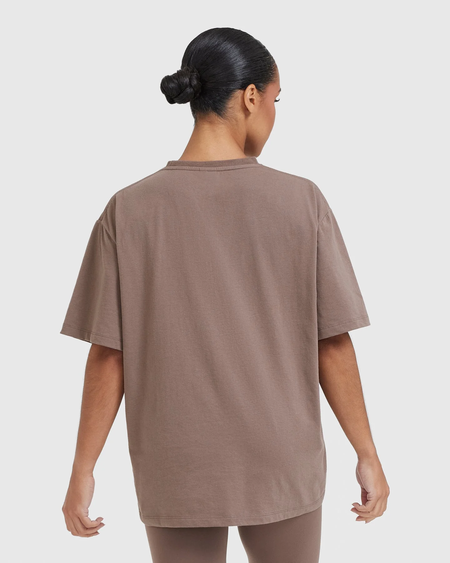 Classic Oversized Lightweight T-Shirt | Cool Brown - Image 2