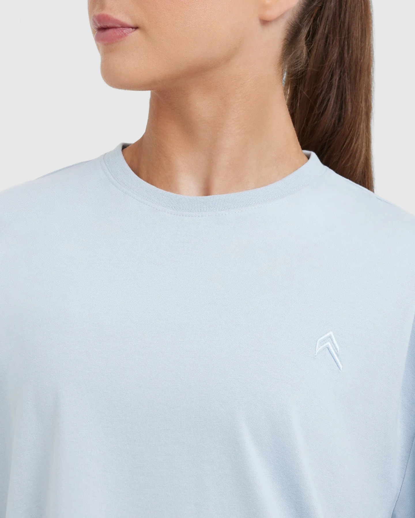 Classic Oversized Lightweight T-Shirt | Ice Blue - Image 4