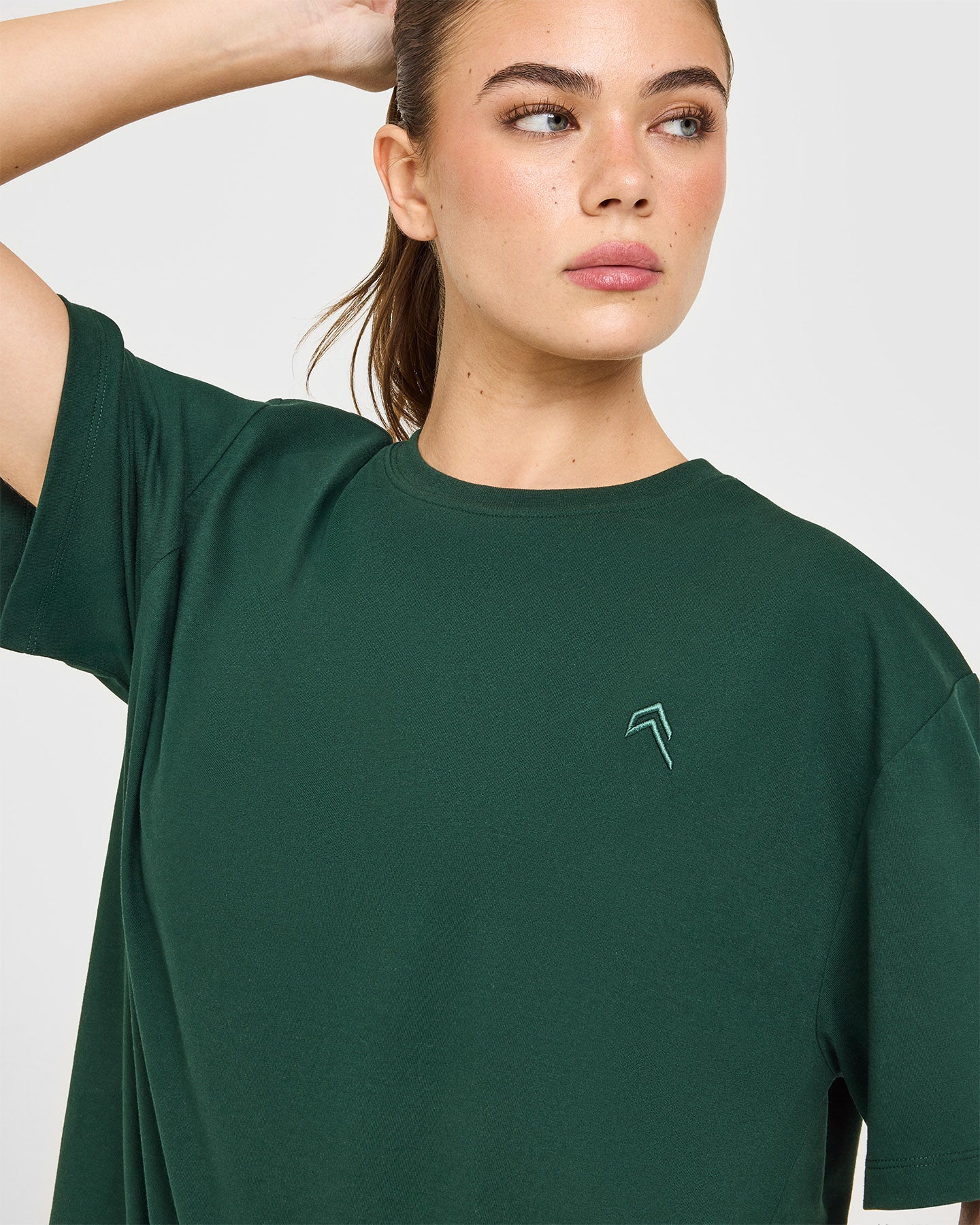 Classic Oversized Lightweight T-Shirt | Racing Green - Image 5