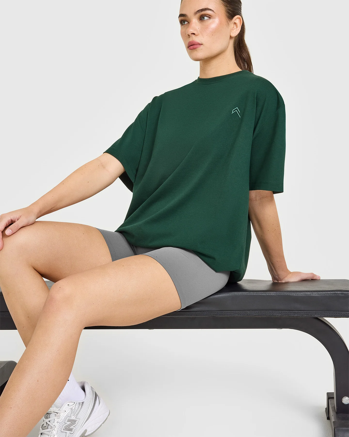 Classic Oversized Lightweight T-Shirt | Racing Green - Image 6