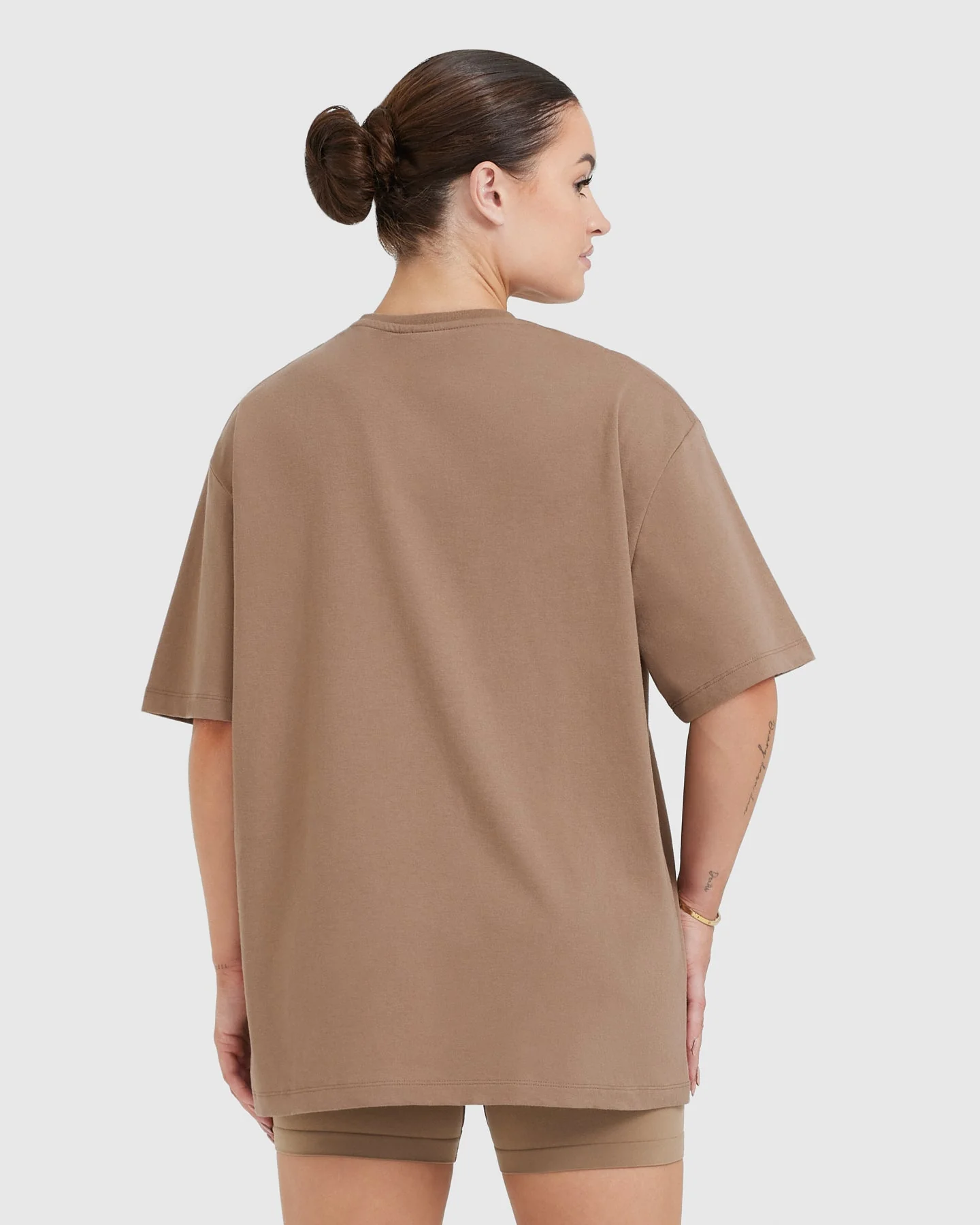 Classic Oversized Lightweight T-Shirt | Walnut - Image 2