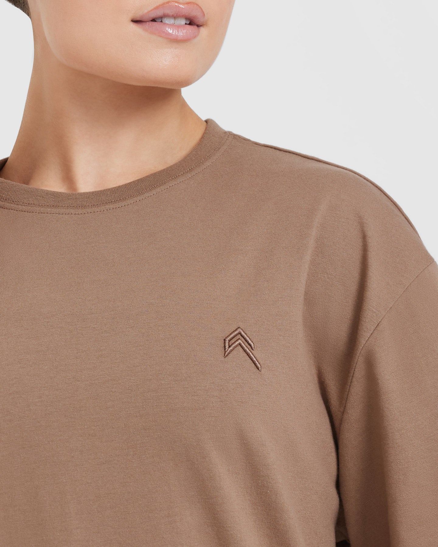 Classic Oversized Lightweight T-Shirt | Walnut - Image 4