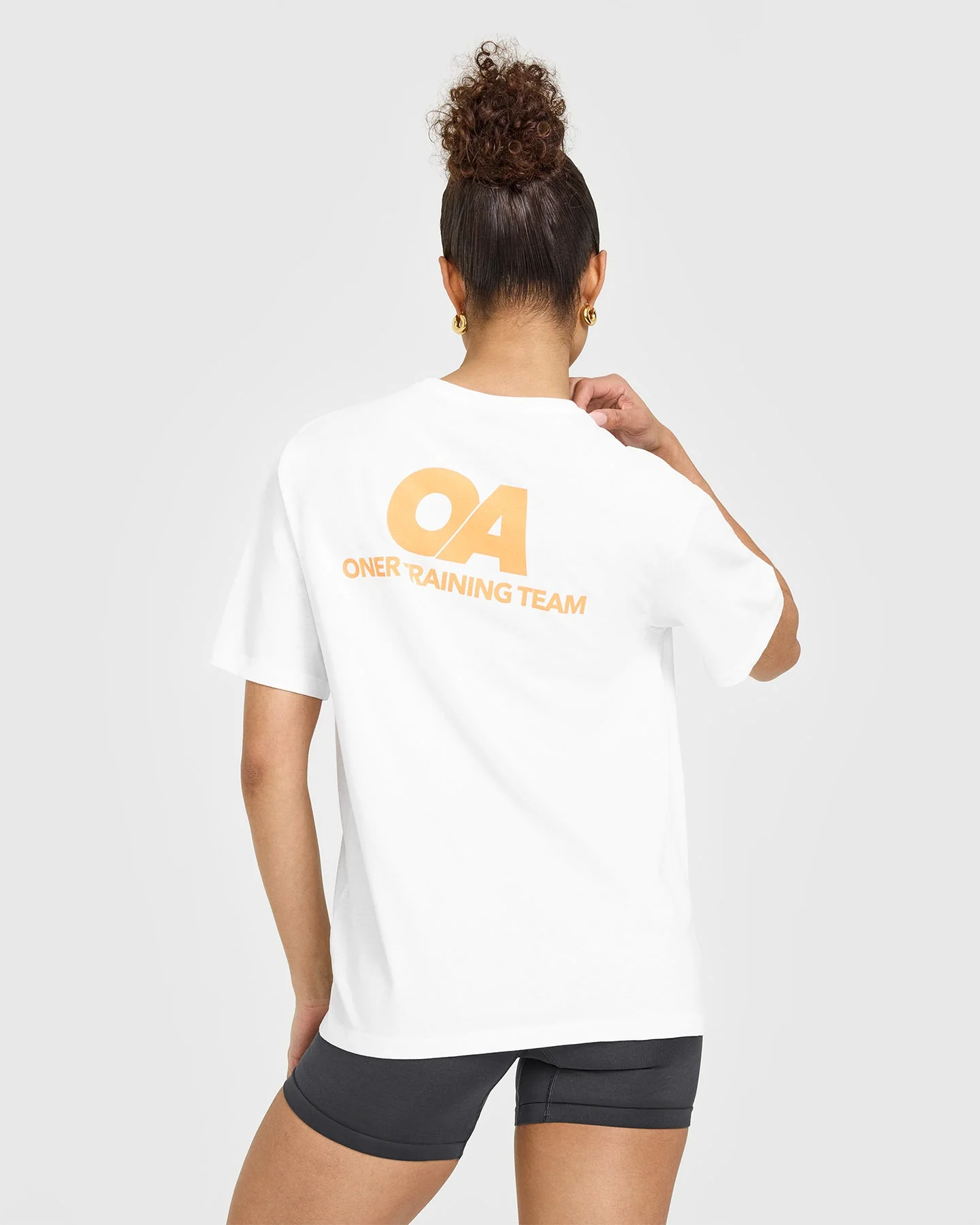 Classic Oversized Lightweight T-Shirt with Printed Graphic | White - Image 2