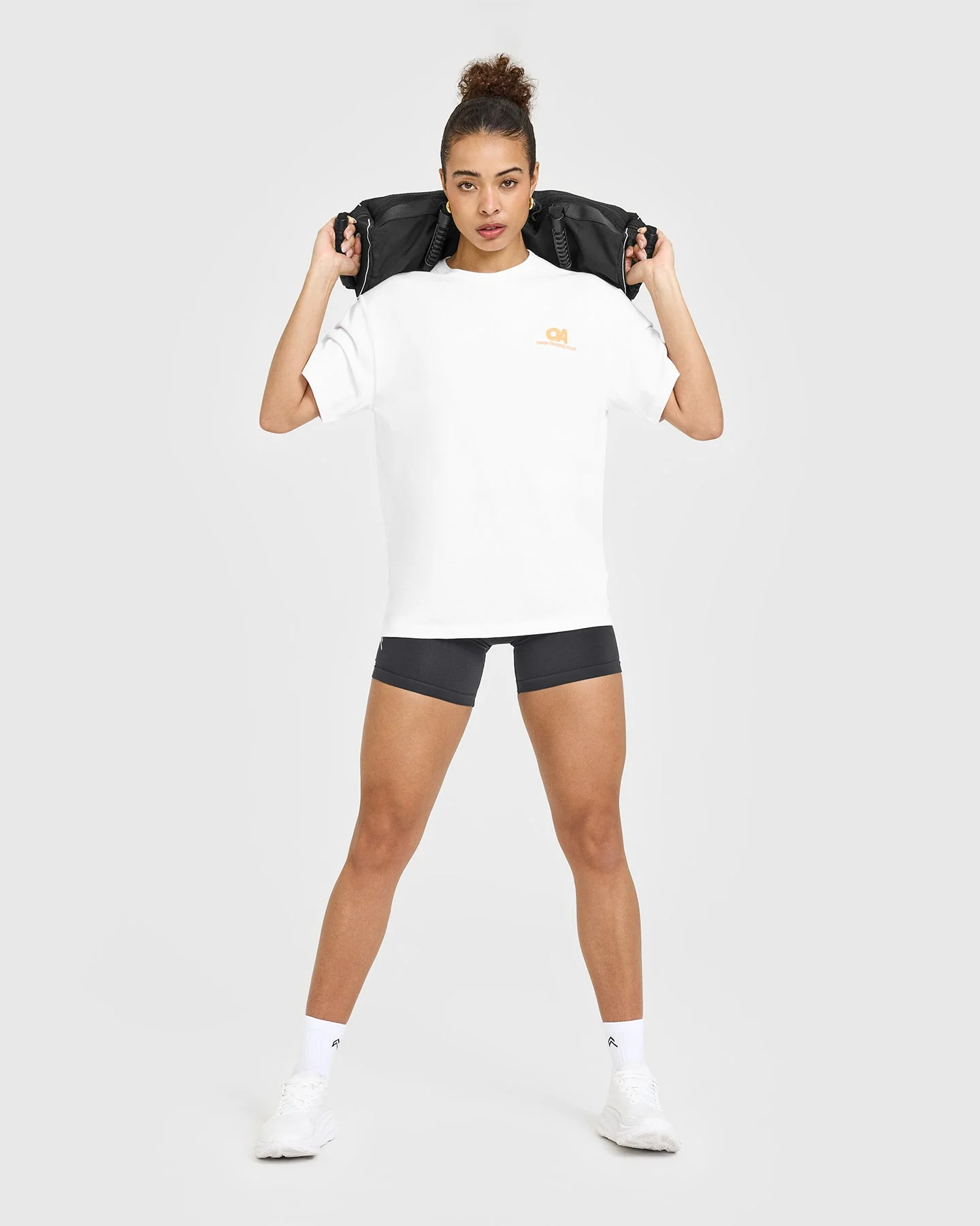 Classic Oversized Lightweight T-Shirt with Printed Graphic | White - Image 3