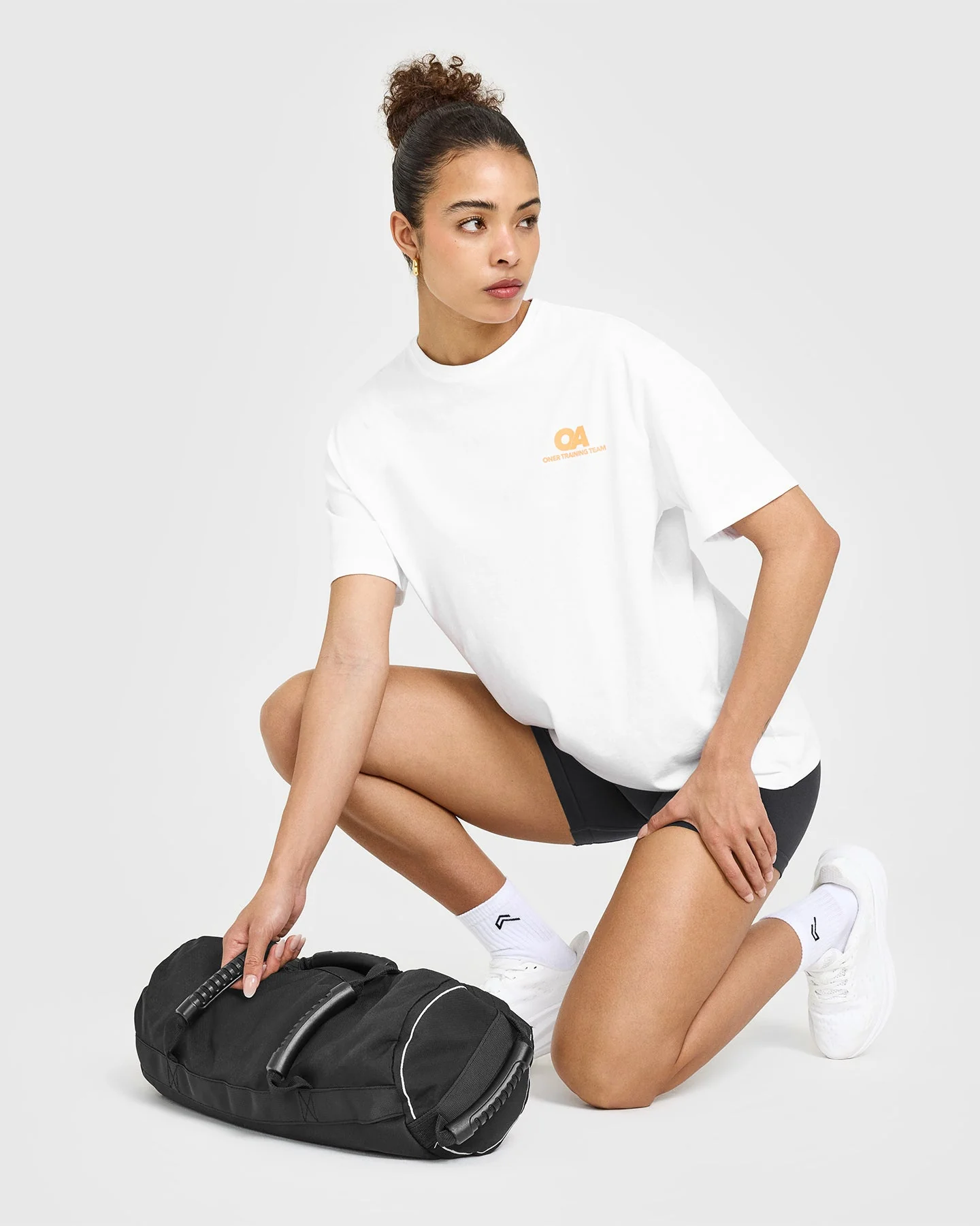 Classic Oversized Lightweight T-Shirt with Printed Graphic | White - Image 6