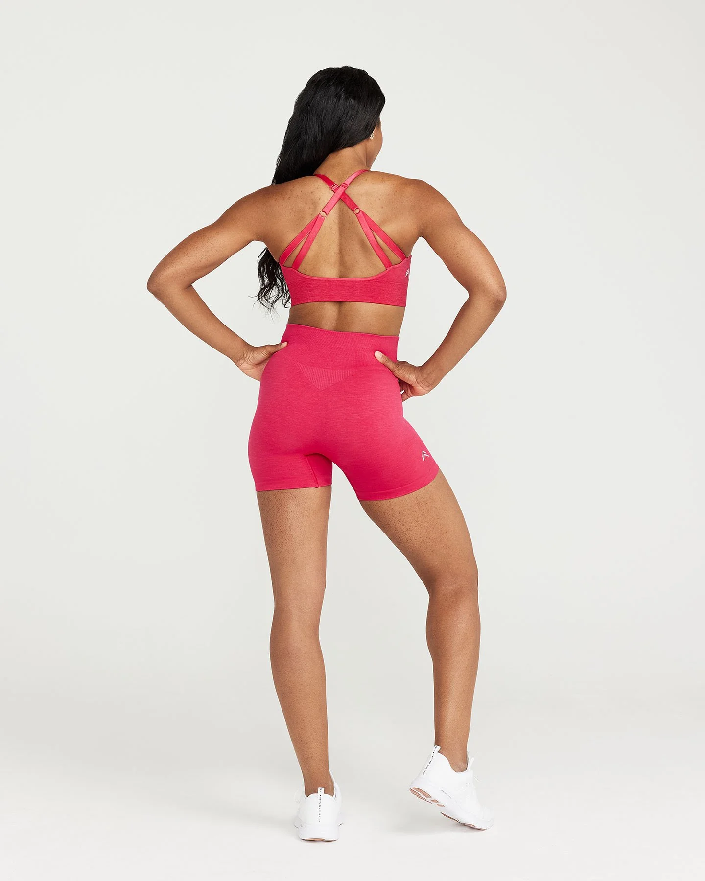 Classic Seamless Shorts | Berry Bloom Marl - Image 3