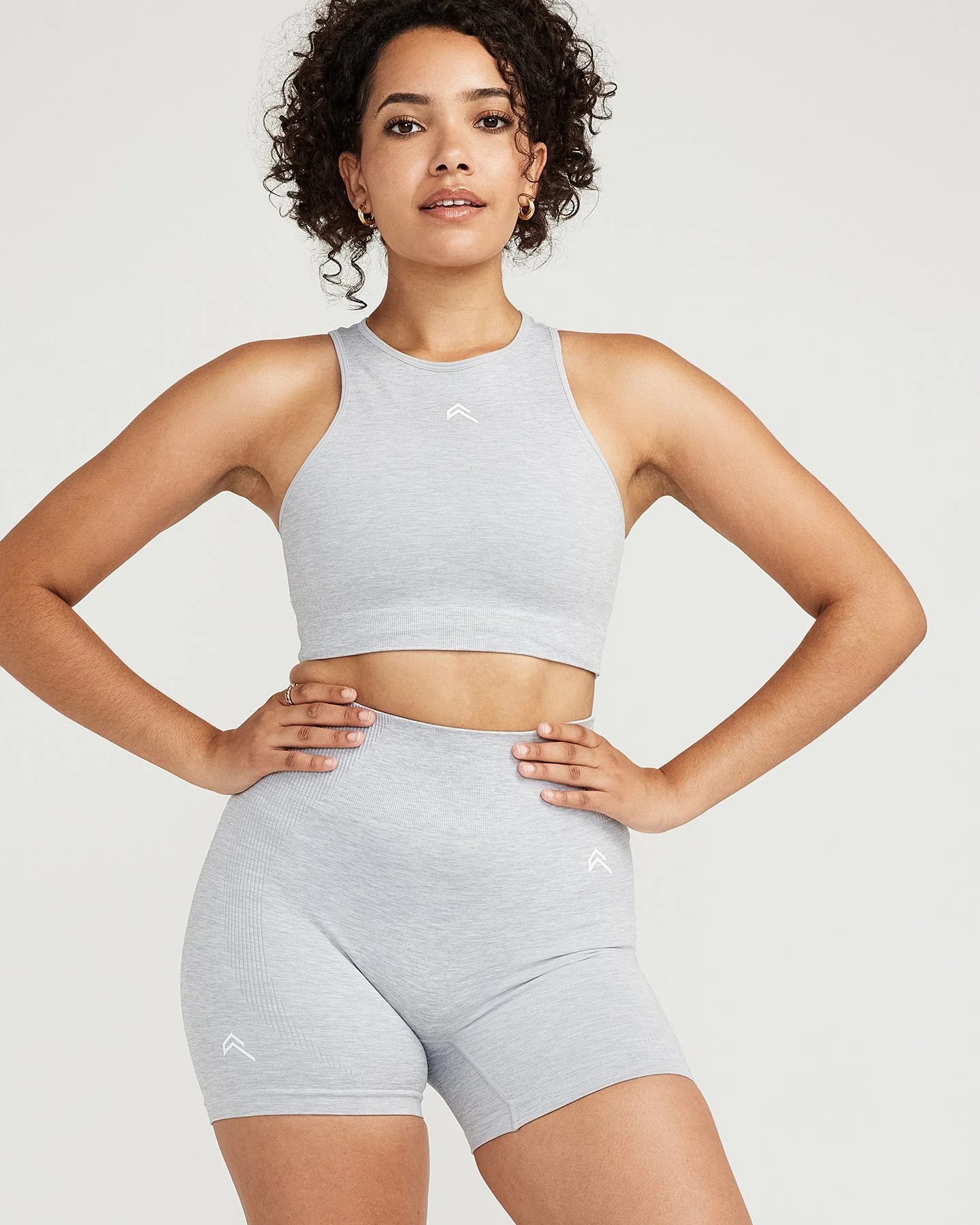Classic Seamless Shorts | Grey Marl - Image 4