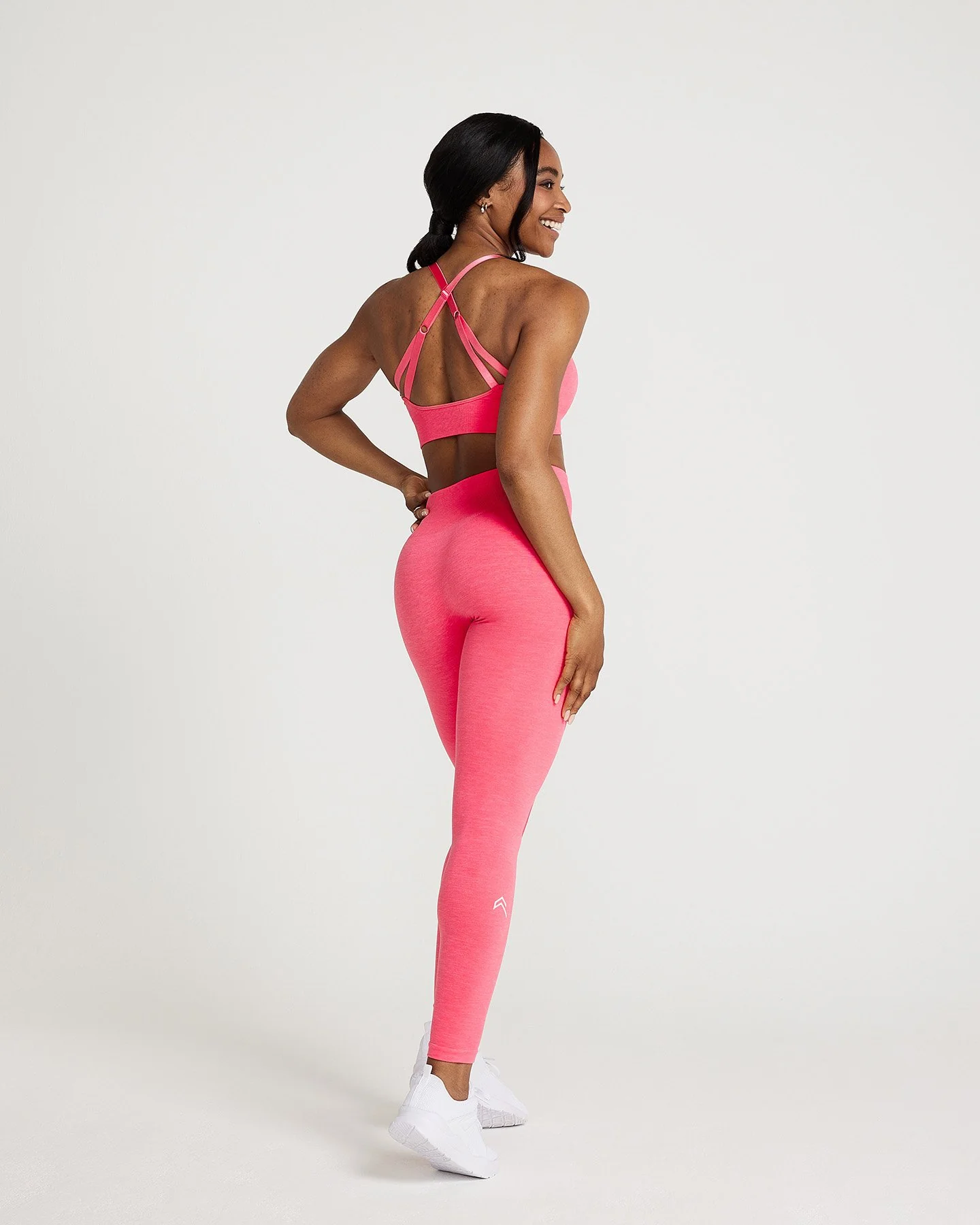 Classic Seamless Sports Bra | Guava Marl - Image 2