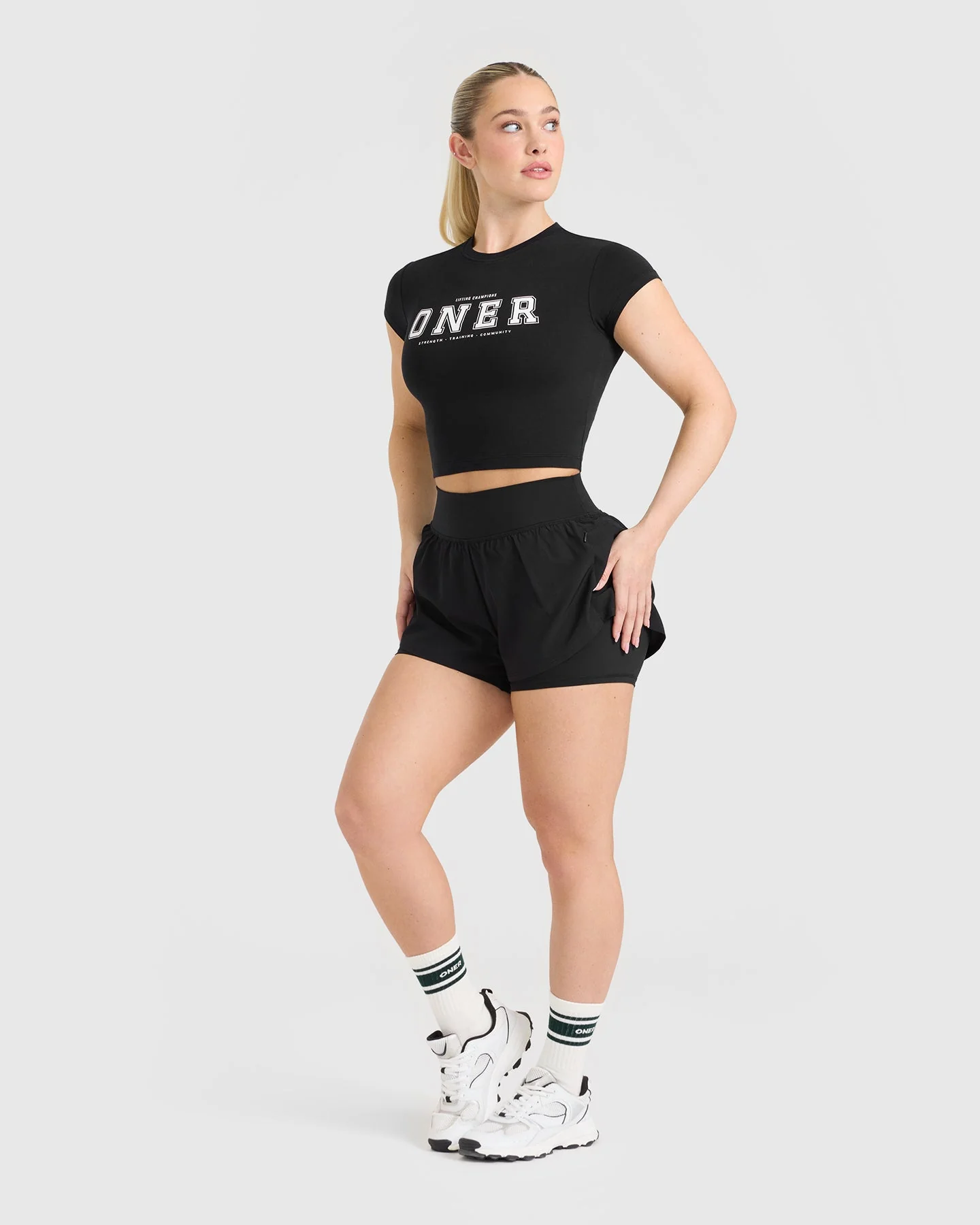 Cotton Baby T-Shirt with Printed Logo | Black - Image 3
