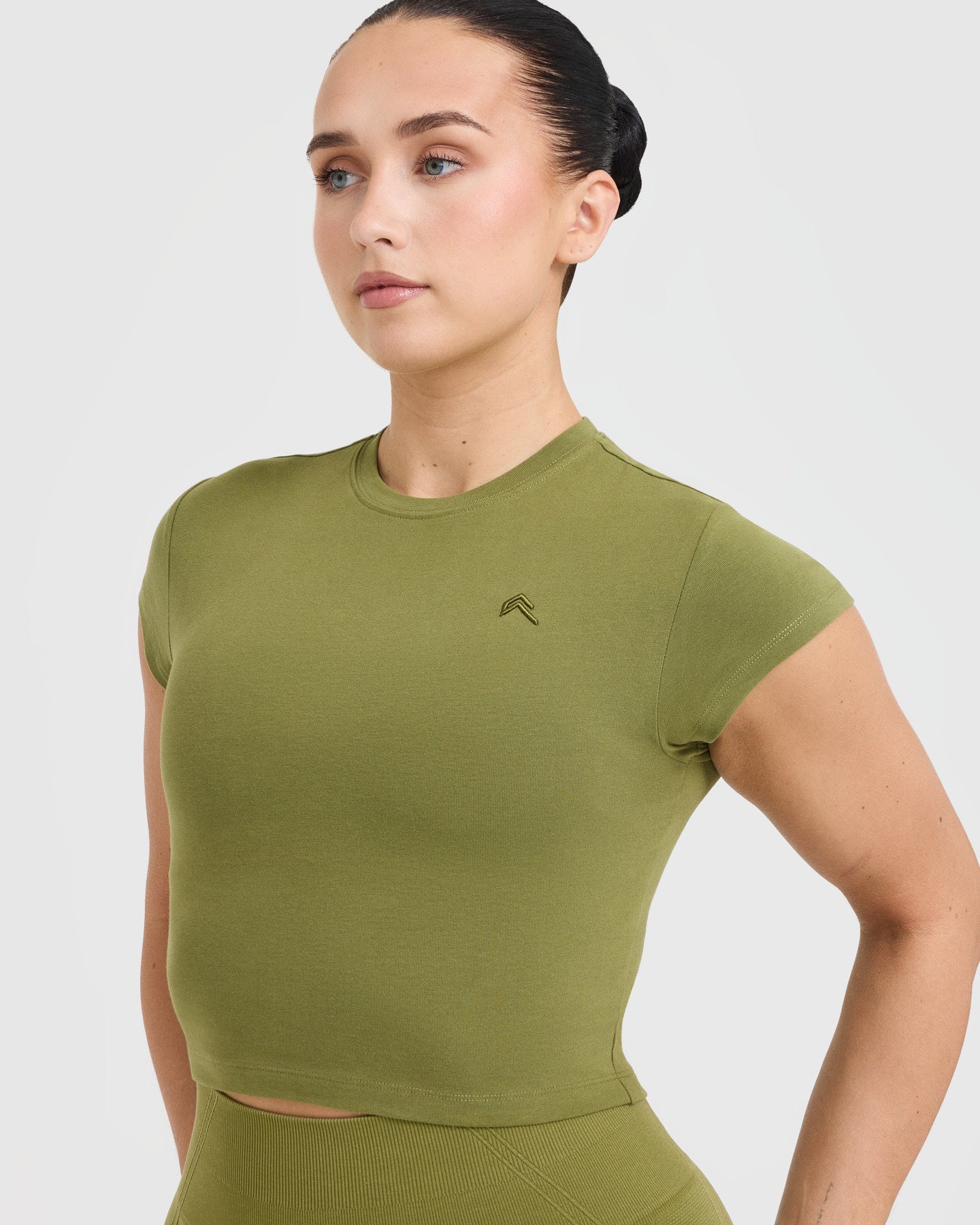 Cotton Icon Baby T-Shirt | Olive Green - Image 5