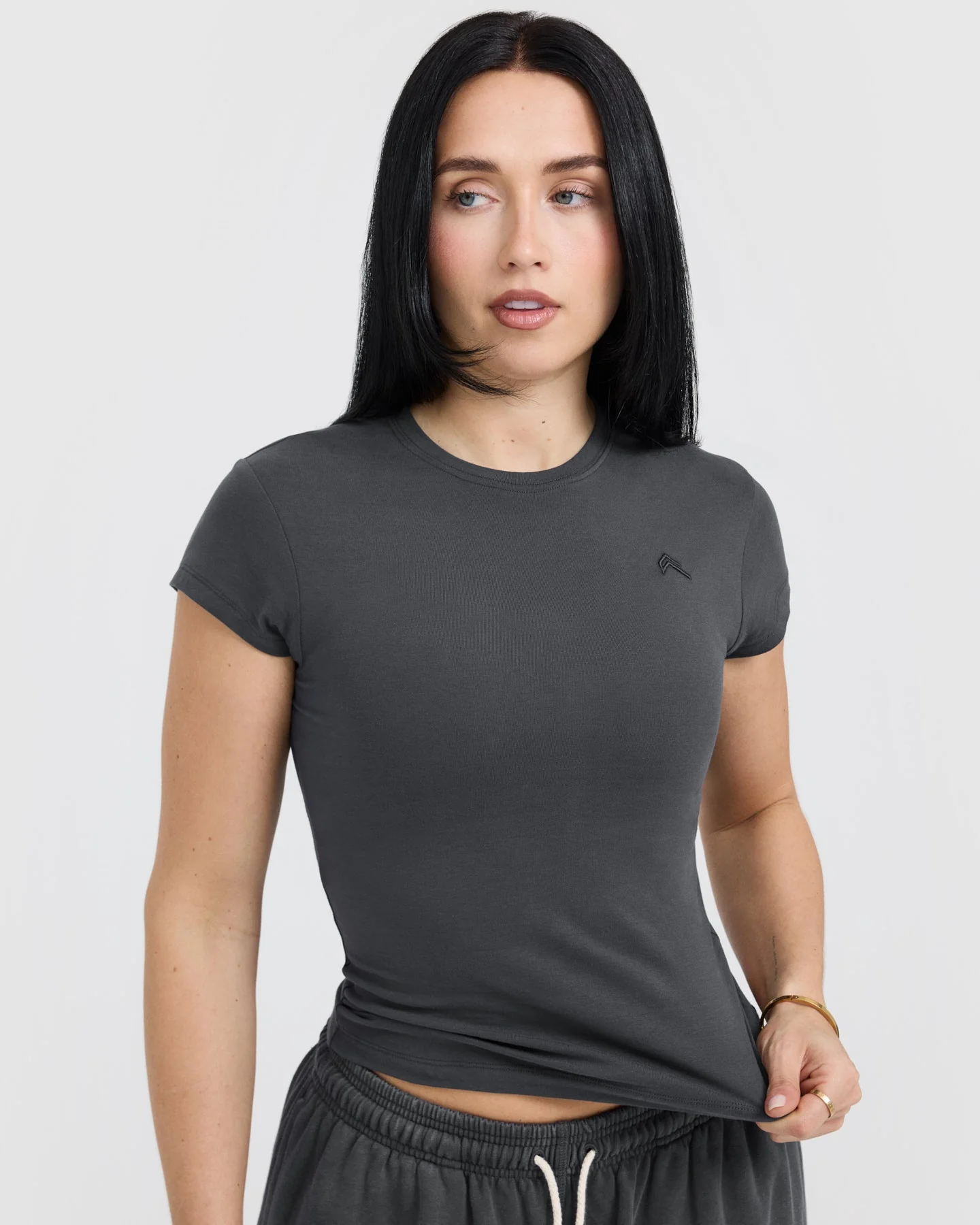 Cotton Icon Mid T-Shirt | Coal - Image 4