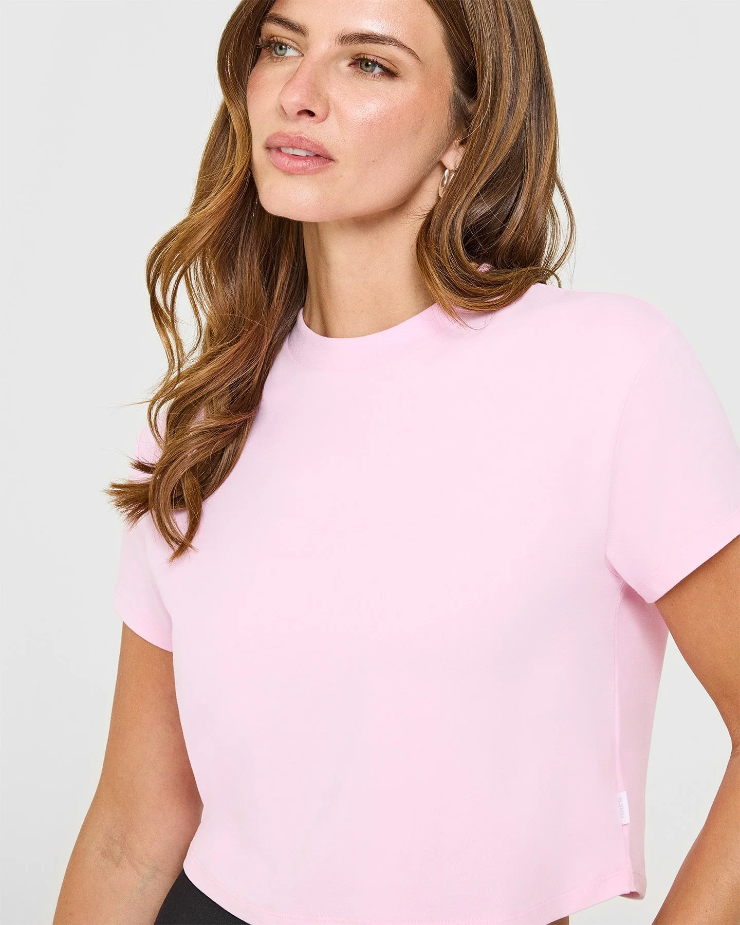 Cotton Relaxed T-Shirt | Chalk Pink - Image 6