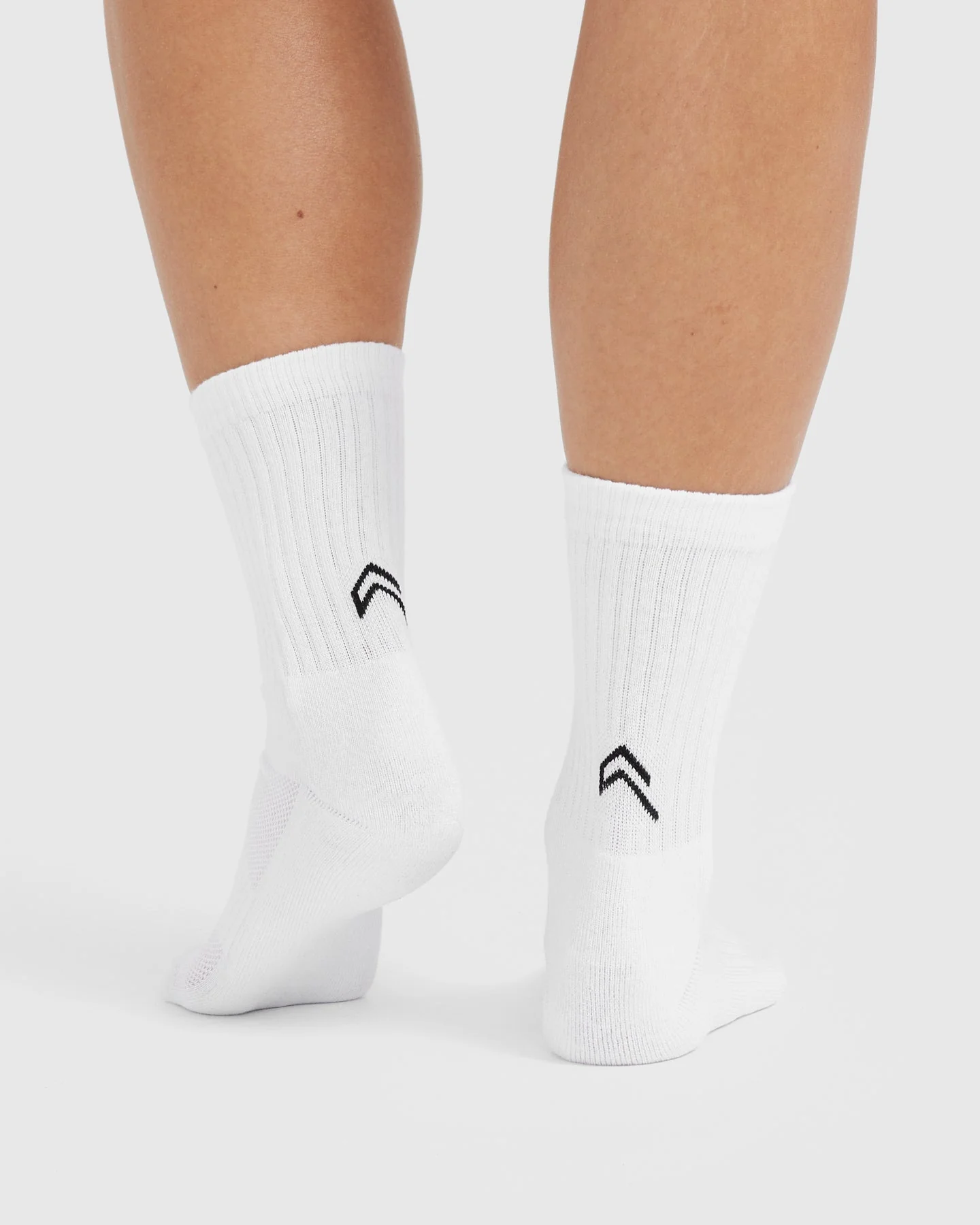Crew Socks 1 Pack | White/Black - Image 2