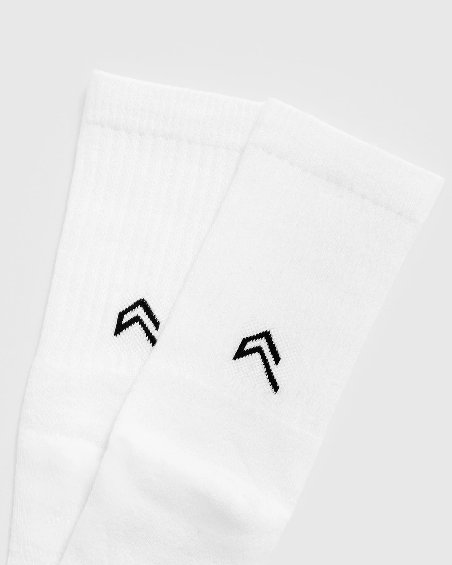 Crew Socks 1 Pack | White/Black - Image 4