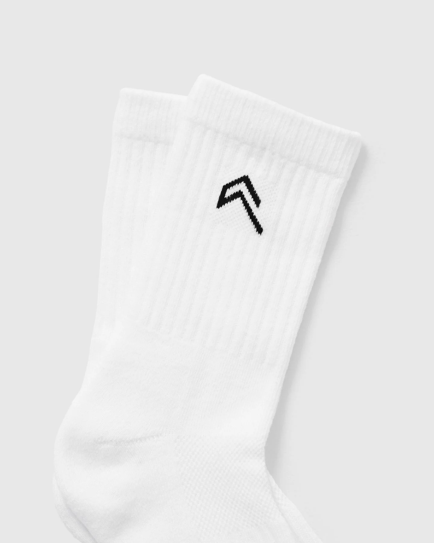 Crew Socks 3 Pack | White/Black - Image 4