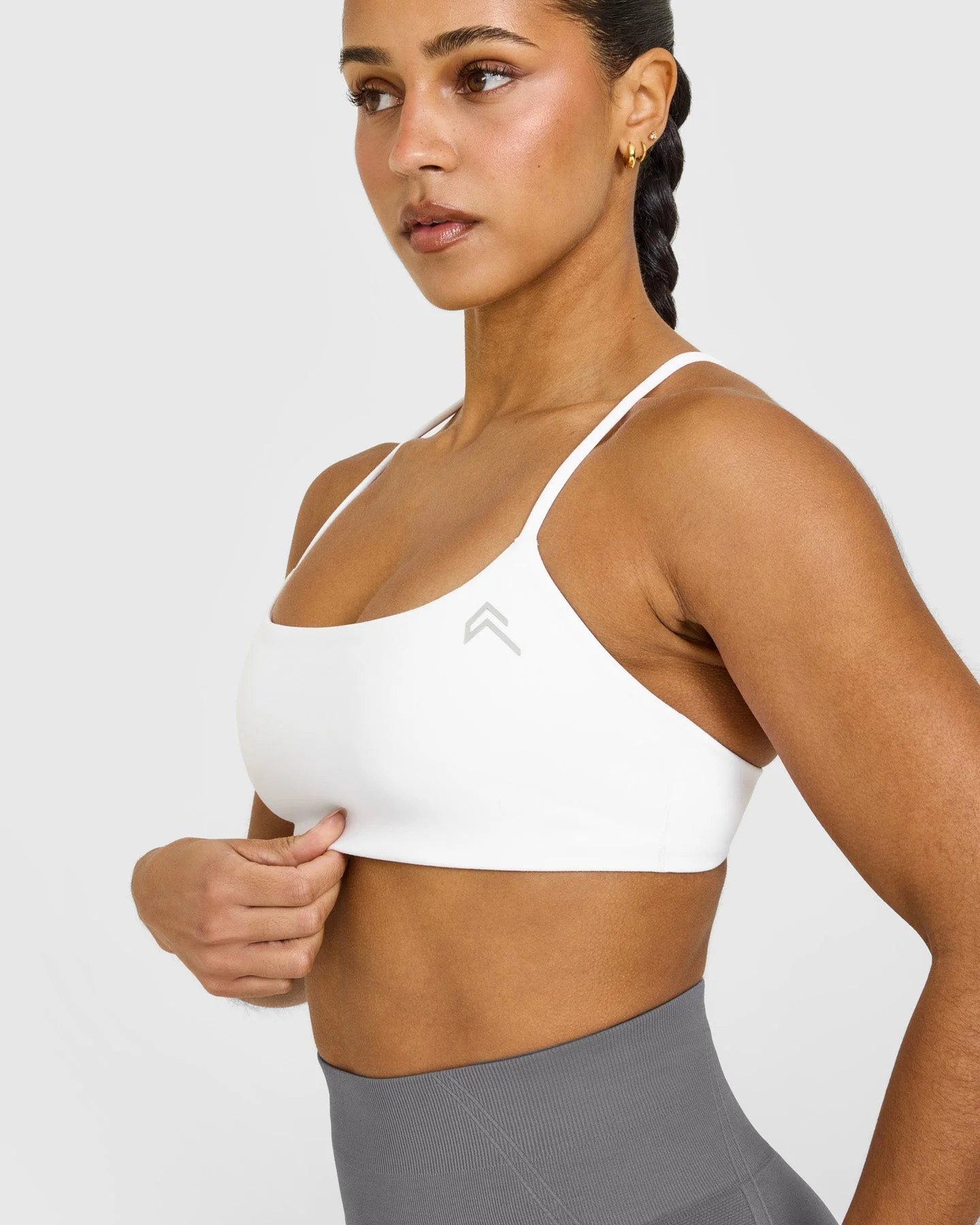 EasyLift™ Strappy Sports Bra | White - Image 2