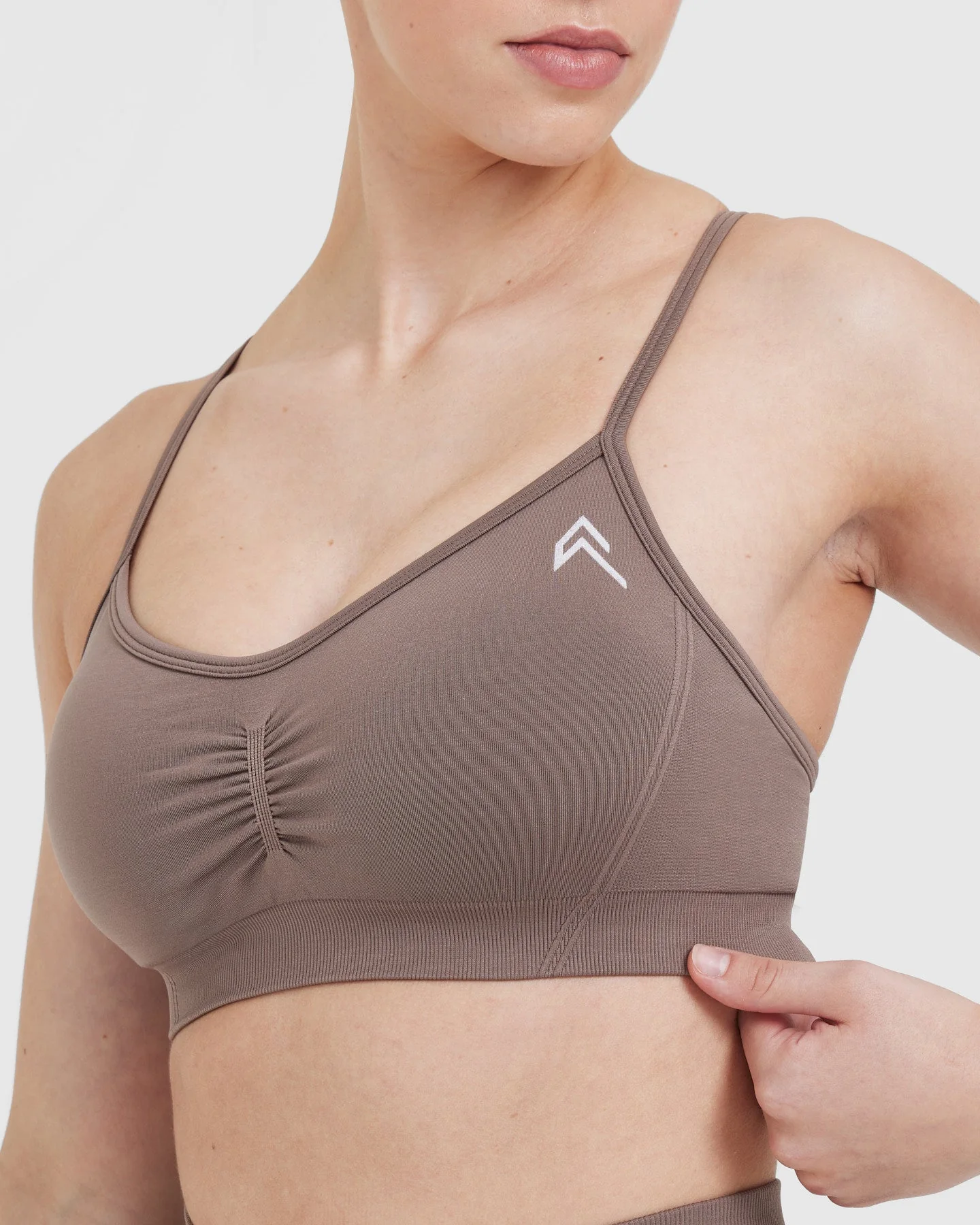 EffortlessLift™ Strappy Bralette | Washed Cool Brown - Image 4