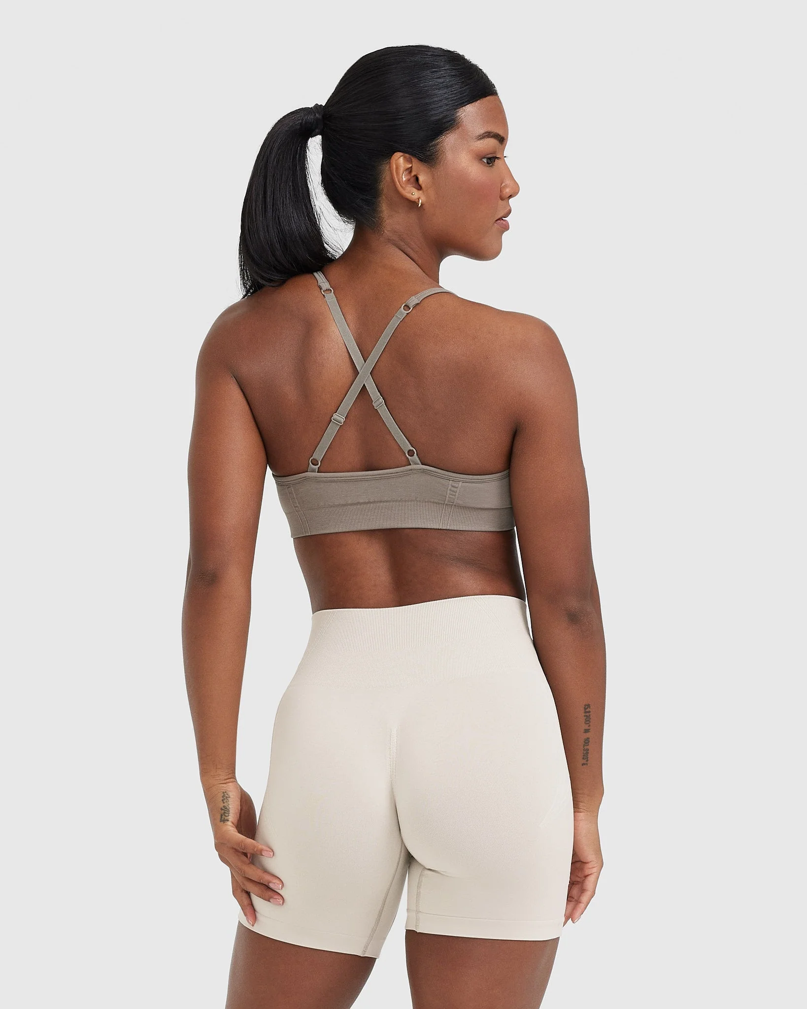 EffortlessLift™ Strappy Bralette with White Logo | Minky - Image 2