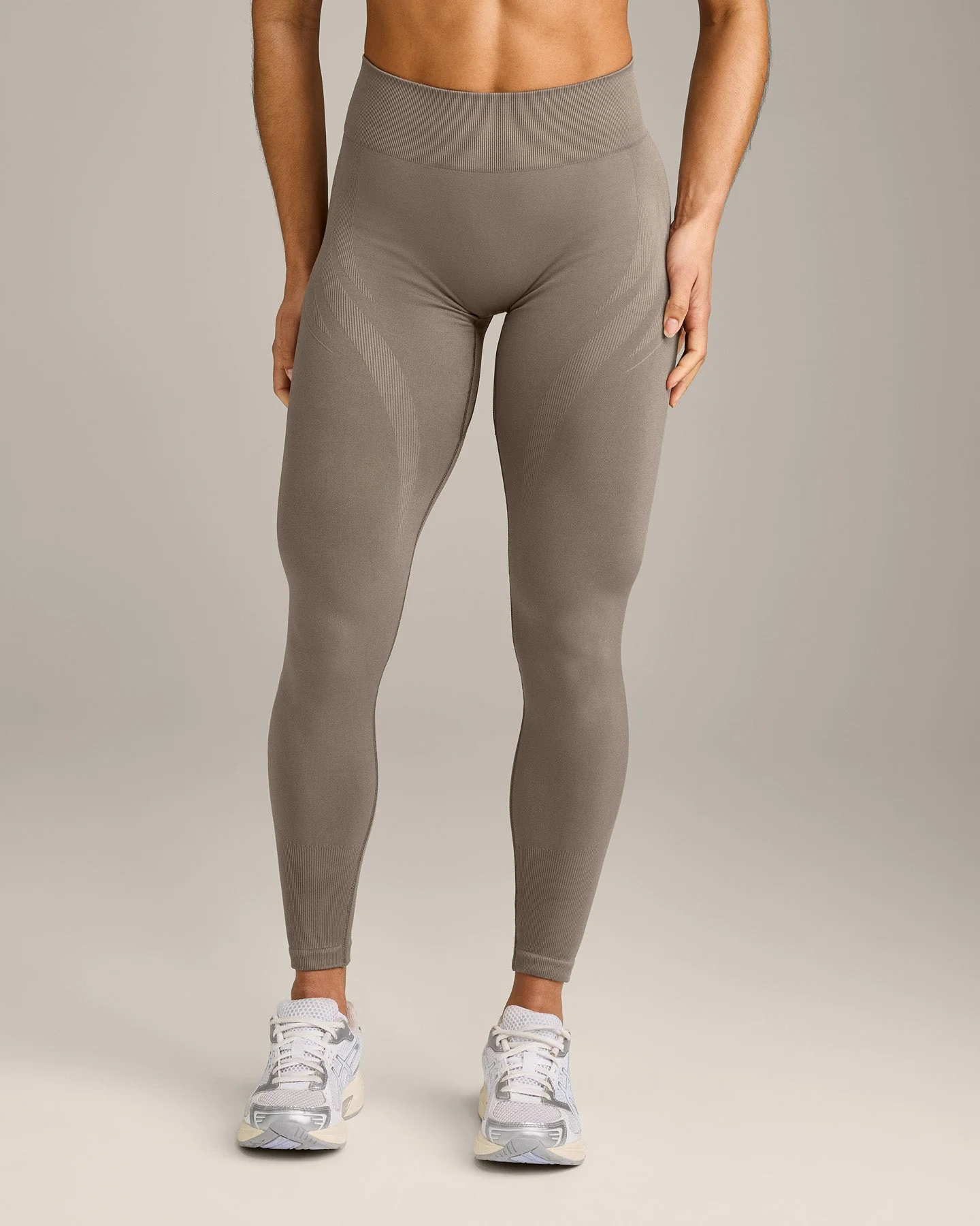EnhanceLift™ Seamless Leggings with Grey Logo | Warm Minky - Image 6